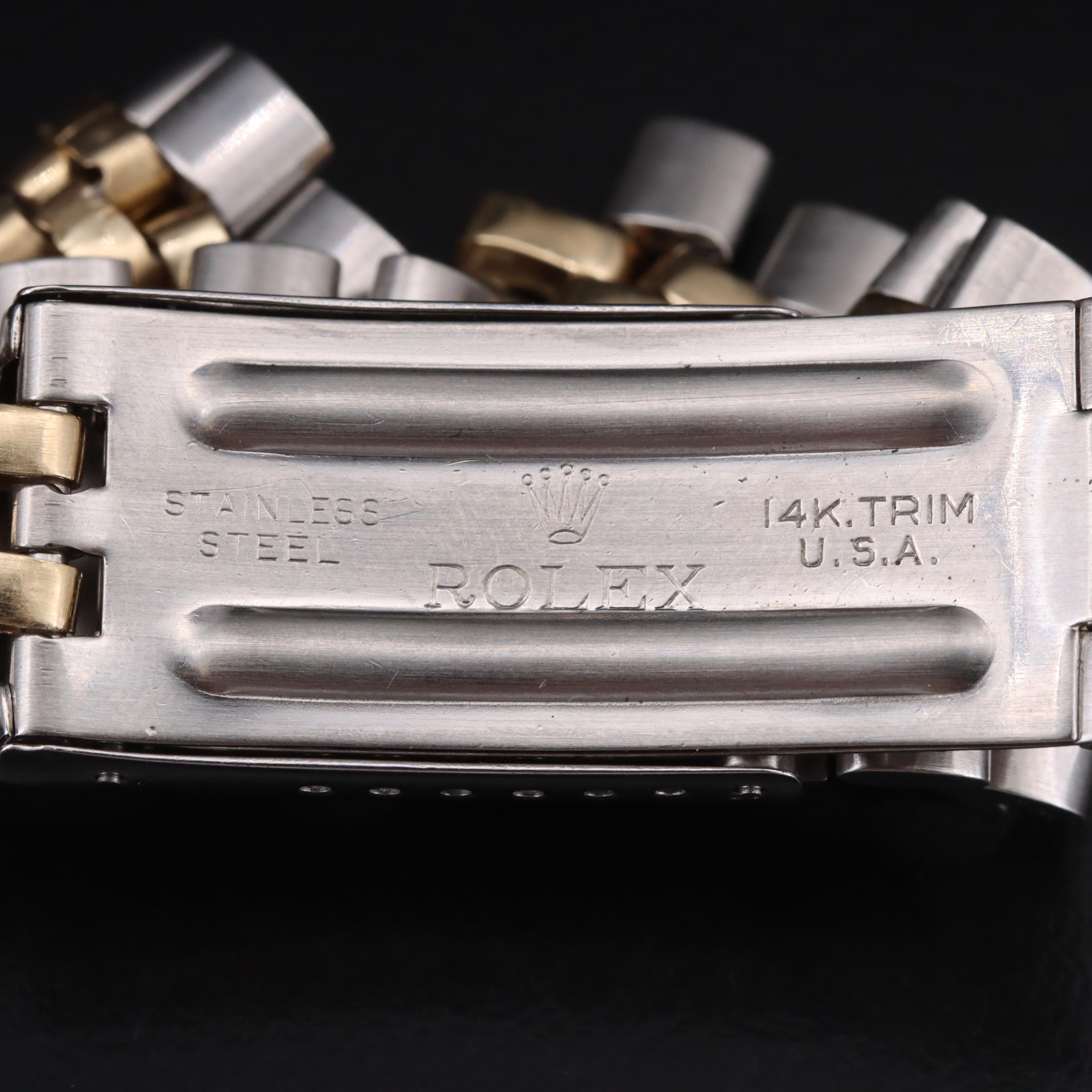 Rolex 14K and Stainless Steel Jubilee Bracelet