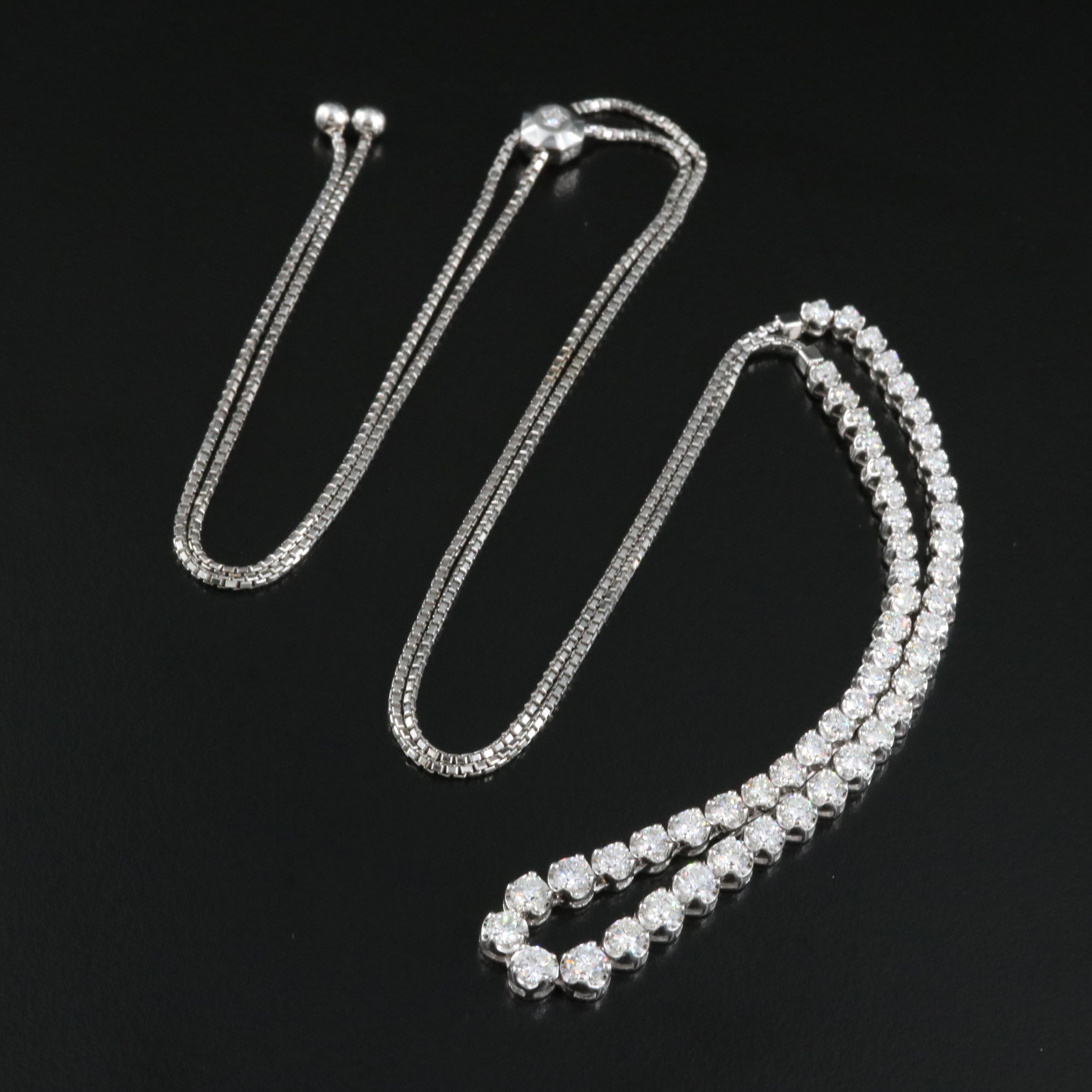 14K 5.06 CTW Diamond Graduated Necklace