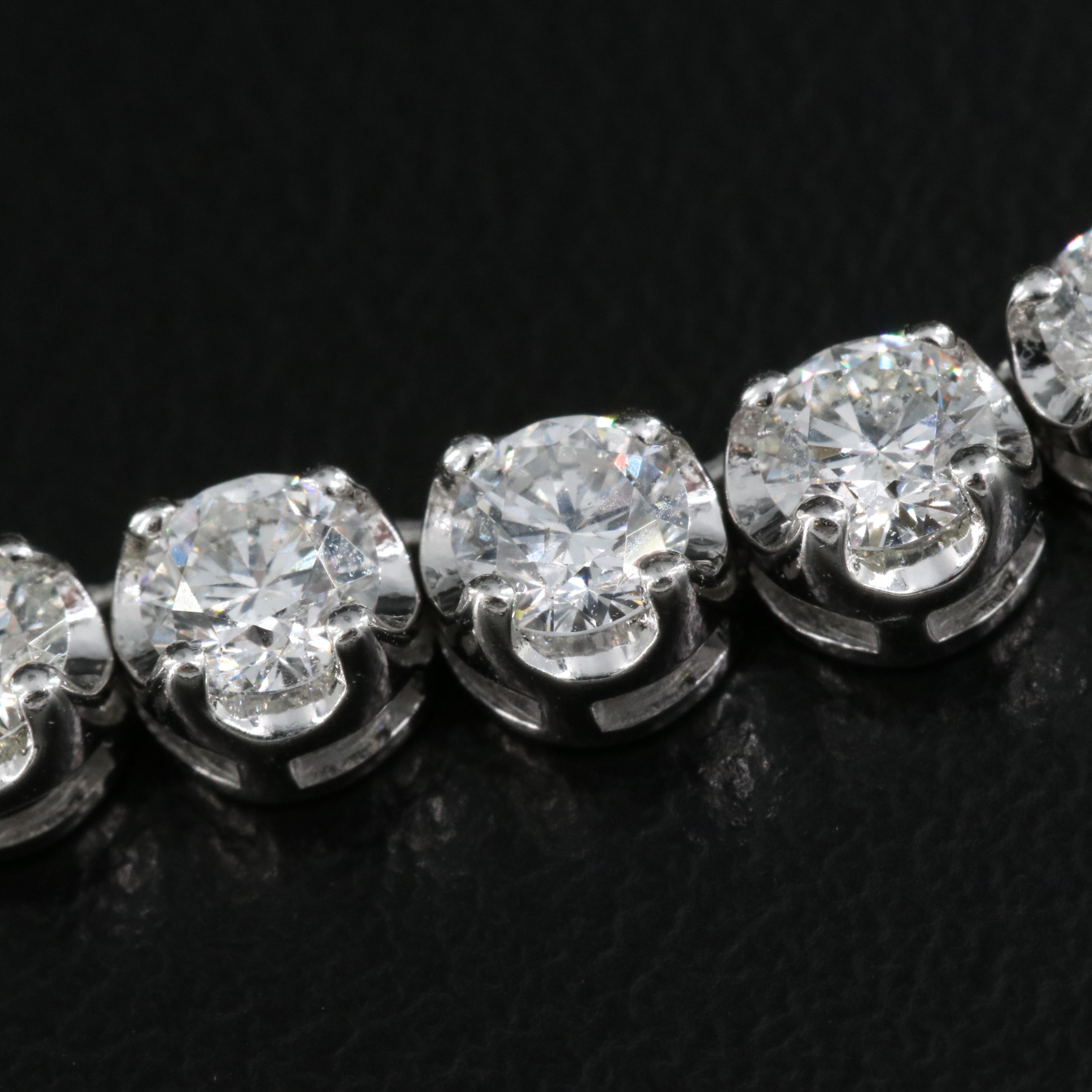 14K 5.06 CTW Diamond Graduated Necklace