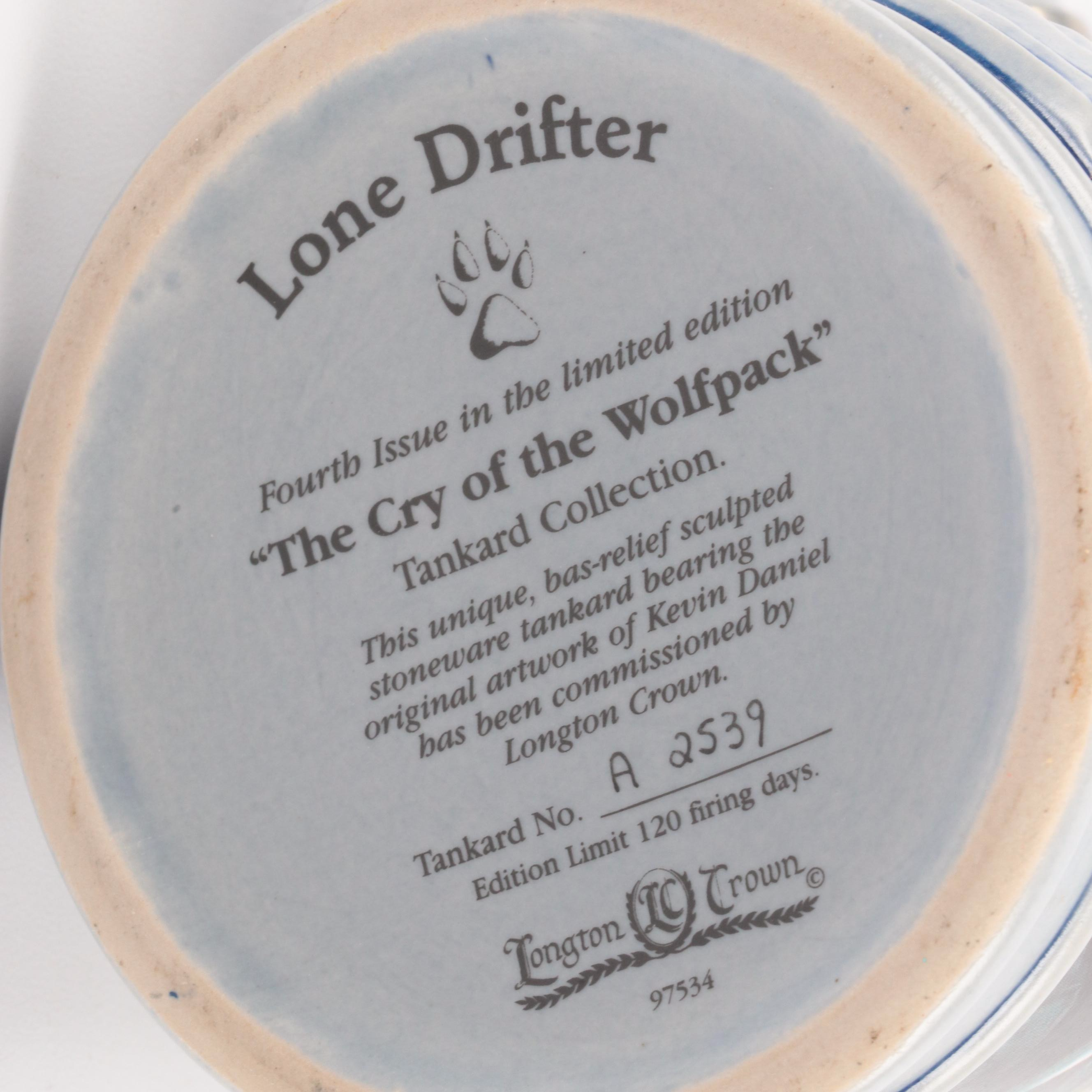 Kevin Daniel for Longton Crown "Lone Drifter" Ceramic Beer Stein