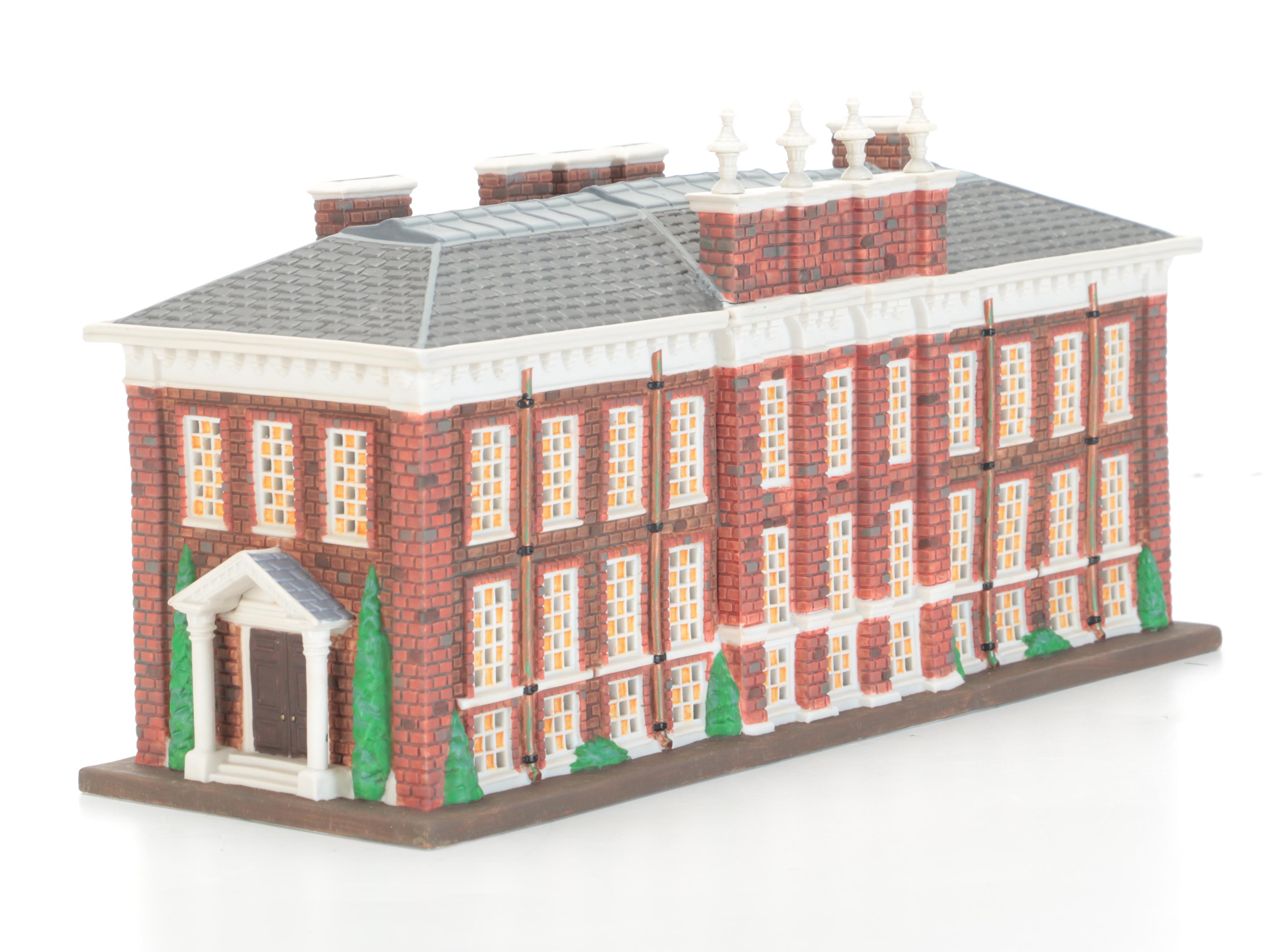 Department 56 Kensington Palace Set with Camden Park Fountain
