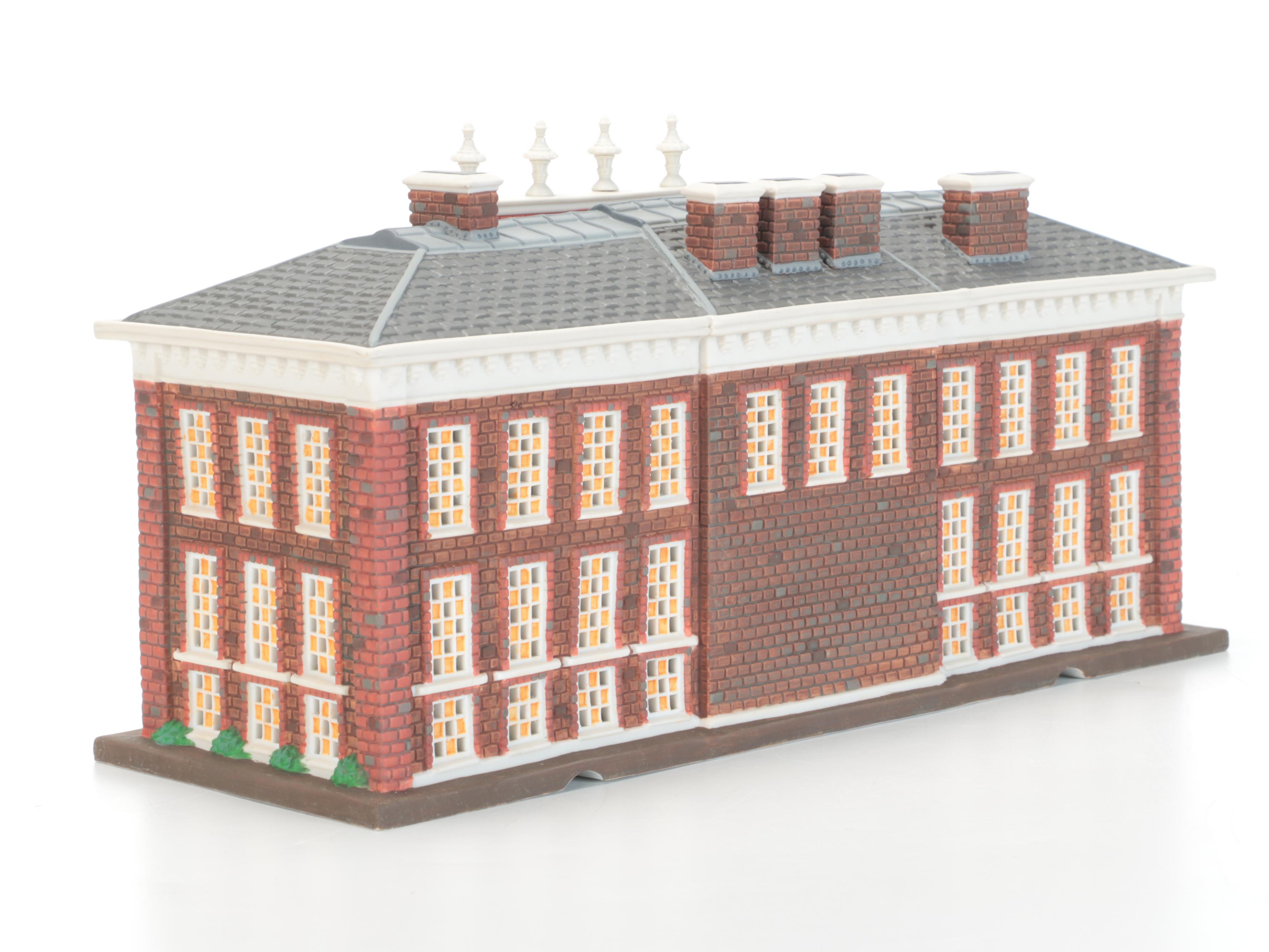 Department 56 Kensington Palace Set with Camden Park Fountain
