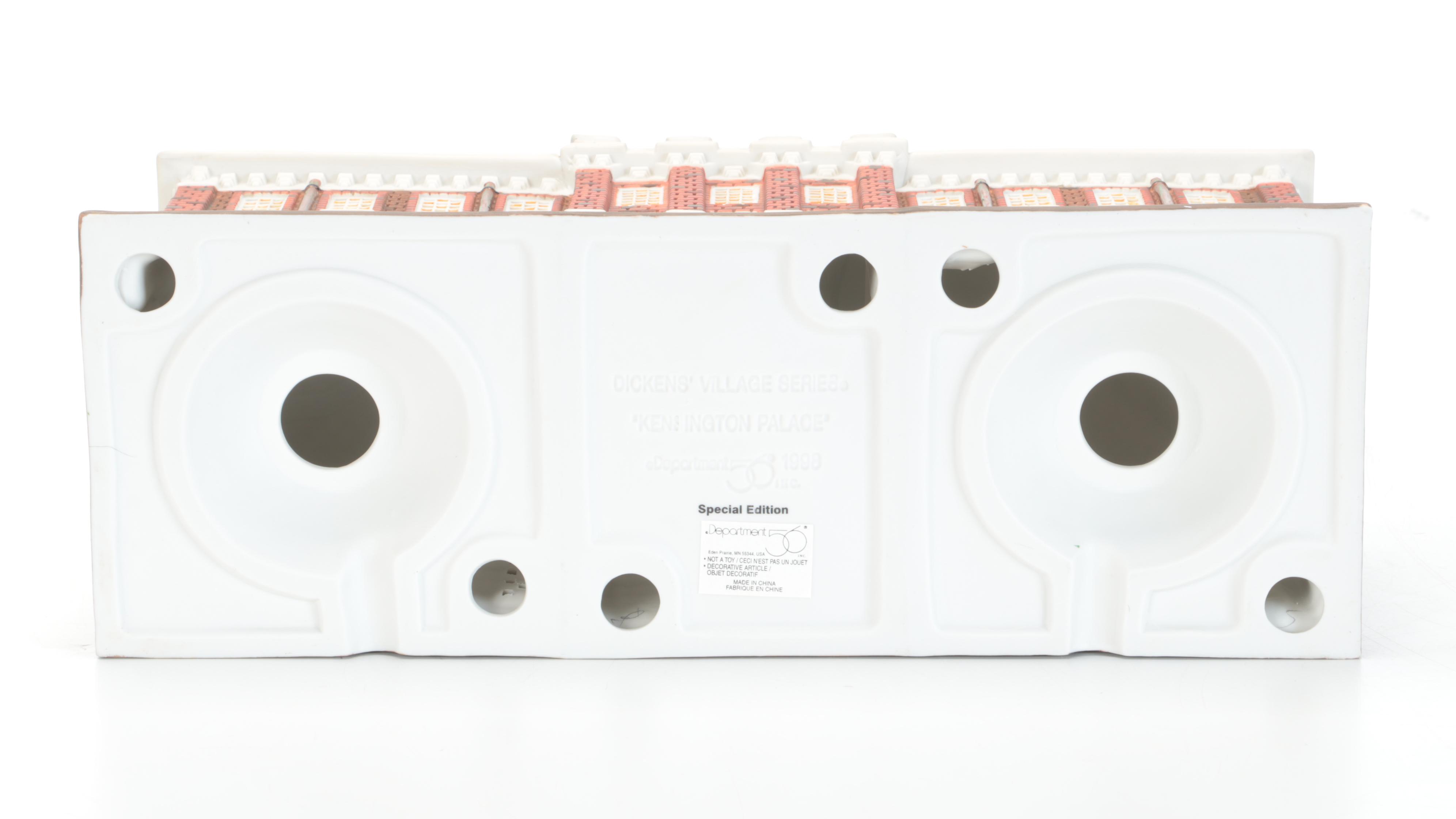 Department 56 Kensington Palace Set with Camden Park Fountain