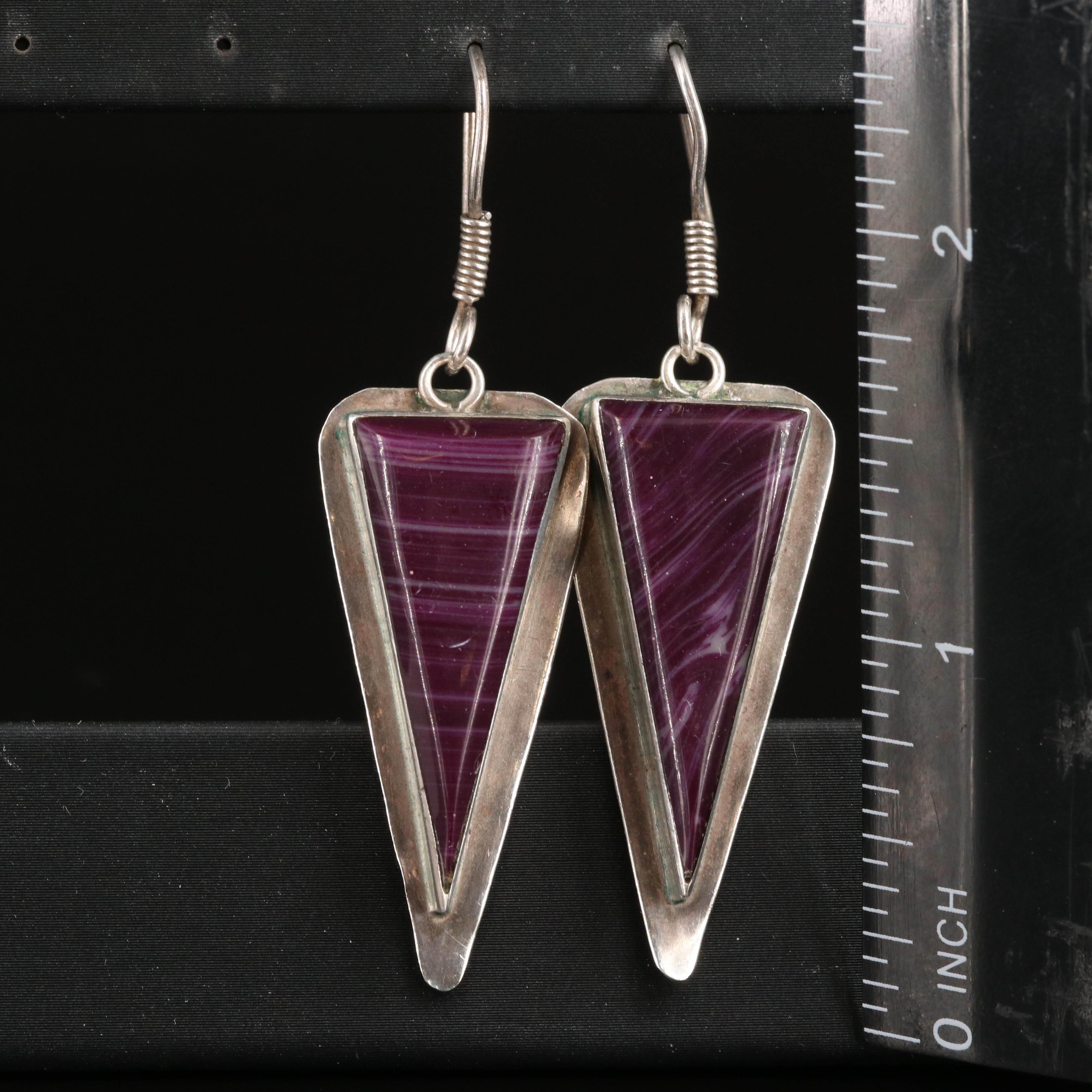 Swiss Blue Topaz and Amethyst Featured in Sterling Earring Collection