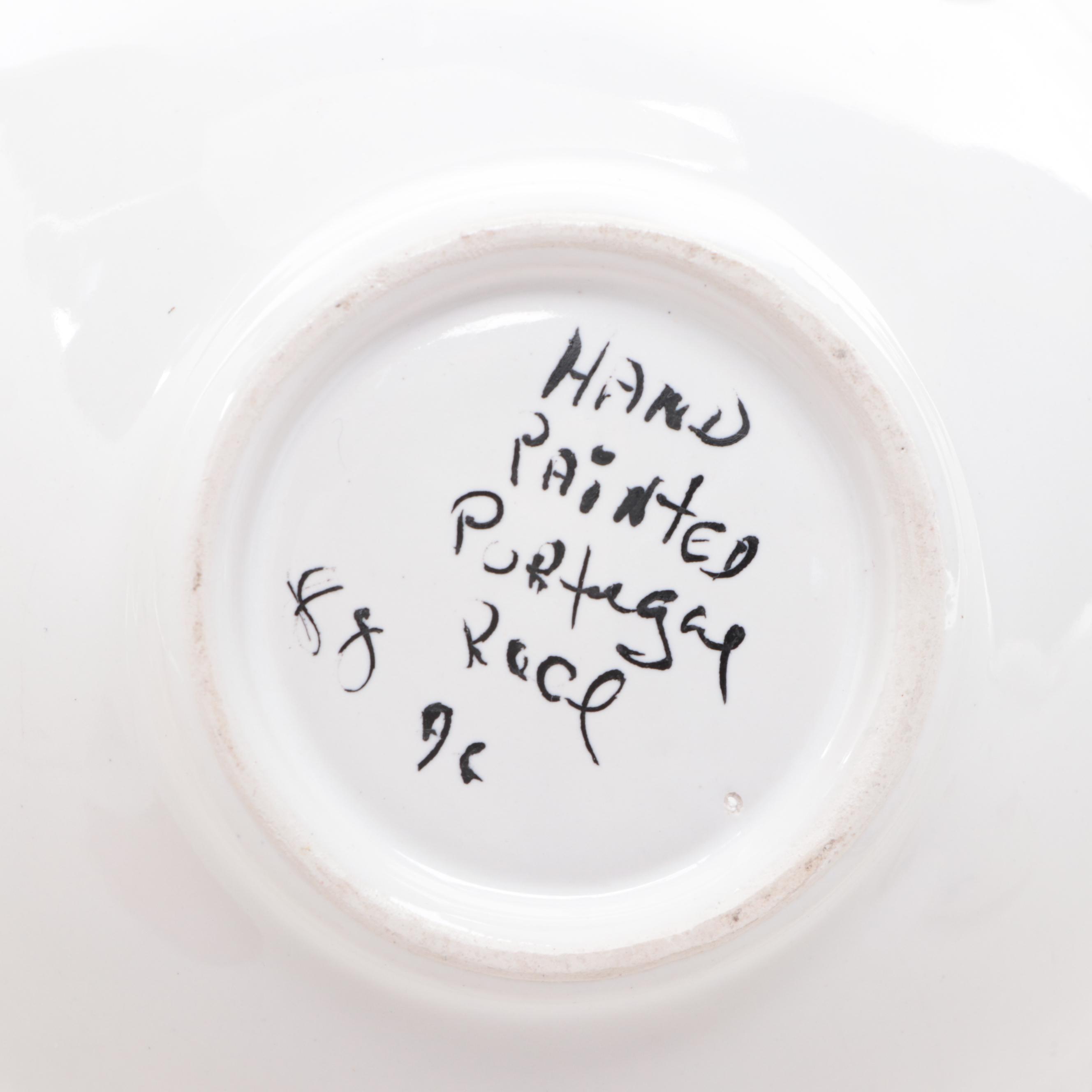 Crown Staffordshire Bud Vase with White House Christmas Ornament and Other Decor