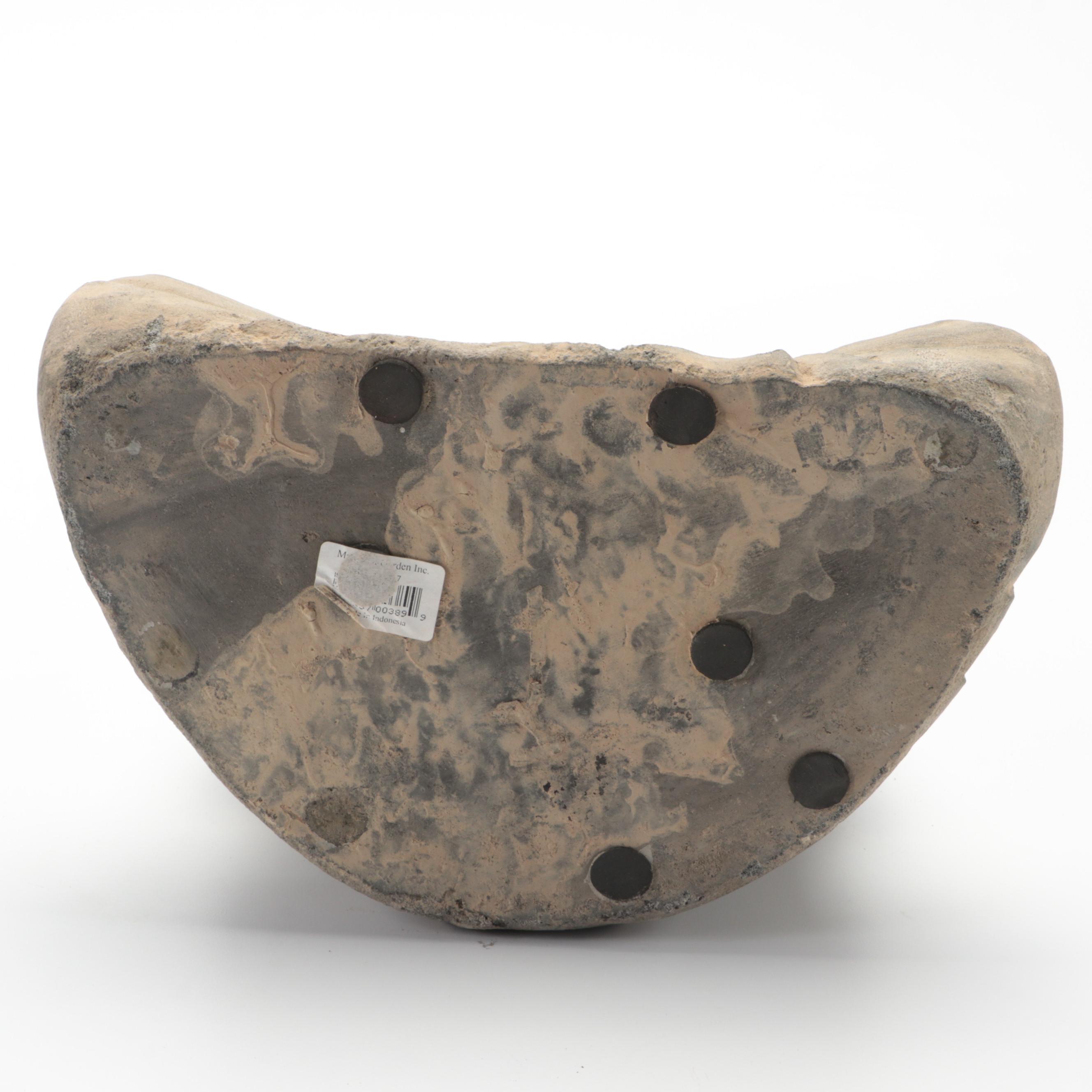 Cast Concrete Sculpture of Buddha in Dhyana Mudra