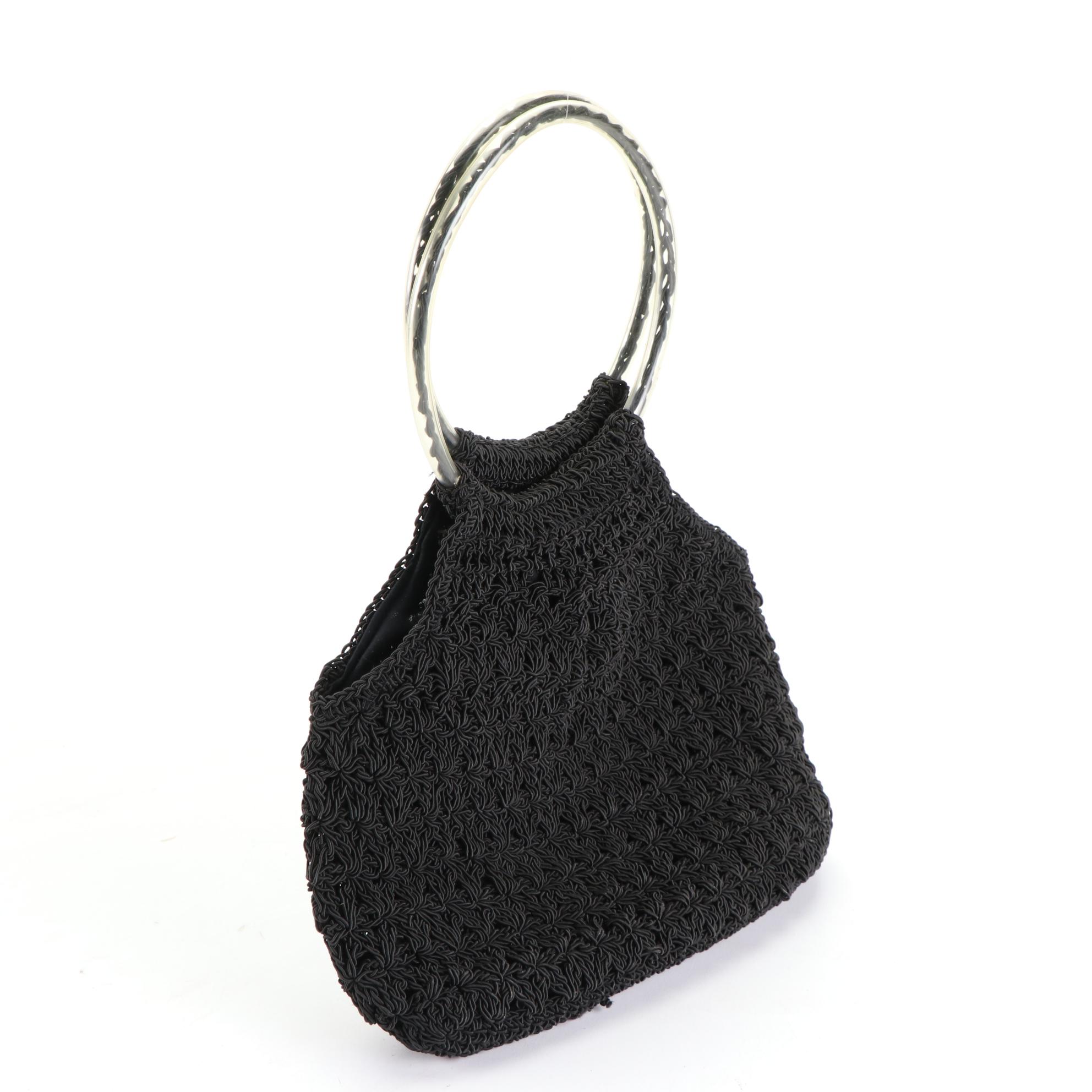La Rue Top Handle Crochet Handbag with Other Crochet and Macramé Bags