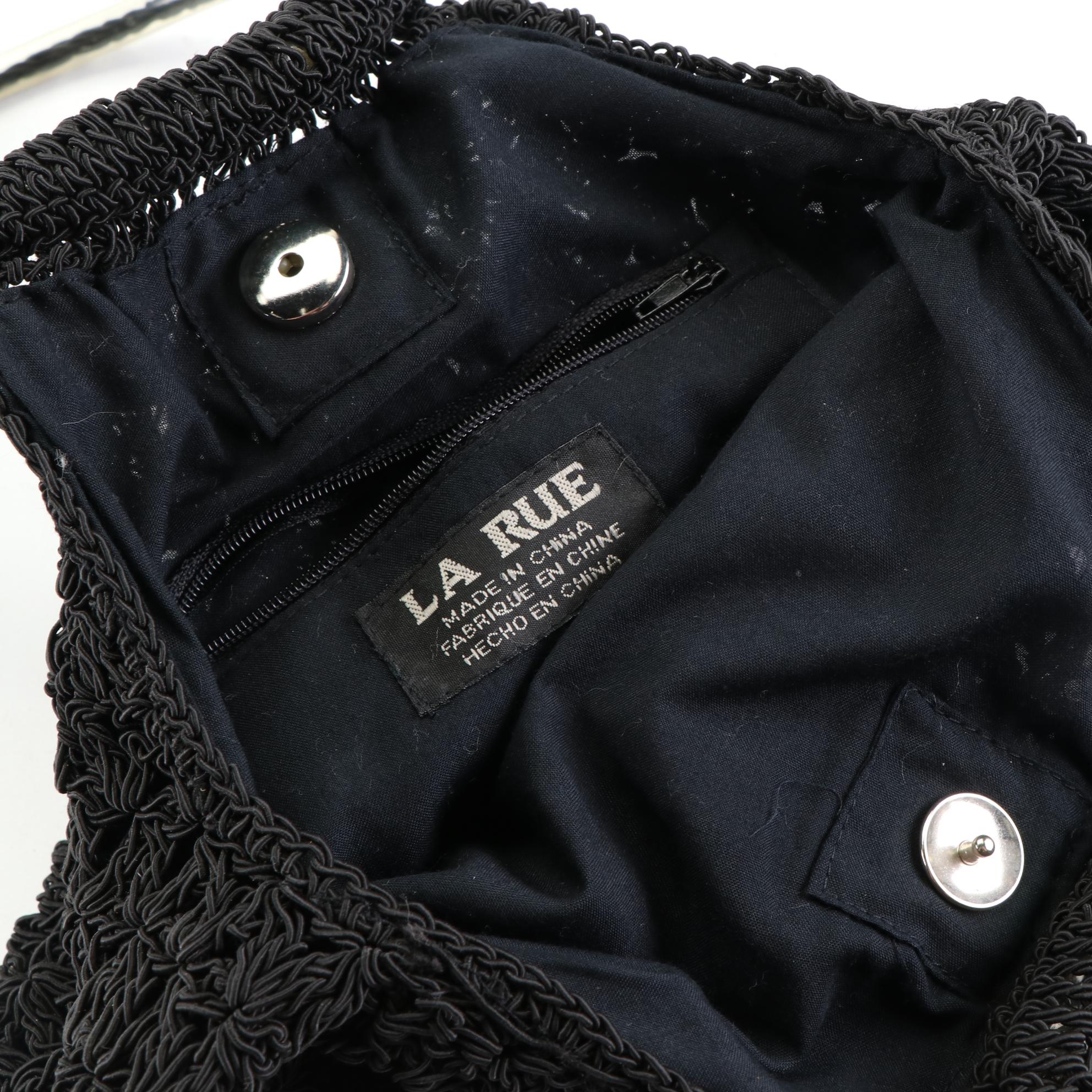 La Rue Top Handle Crochet Handbag with Other Crochet and Macramé Bags