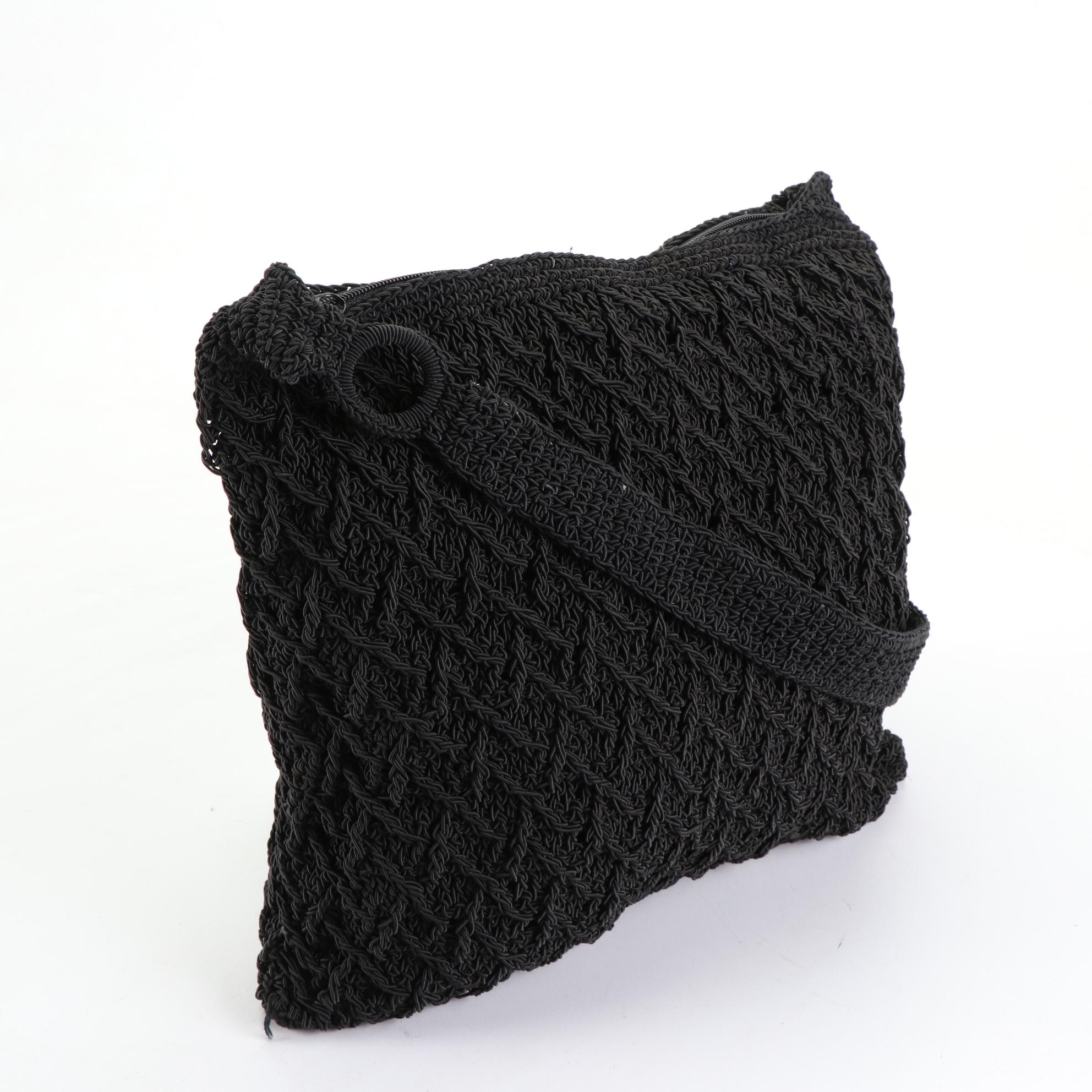 La Rue Top Handle Crochet Handbag with Other Crochet and Macramé Bags