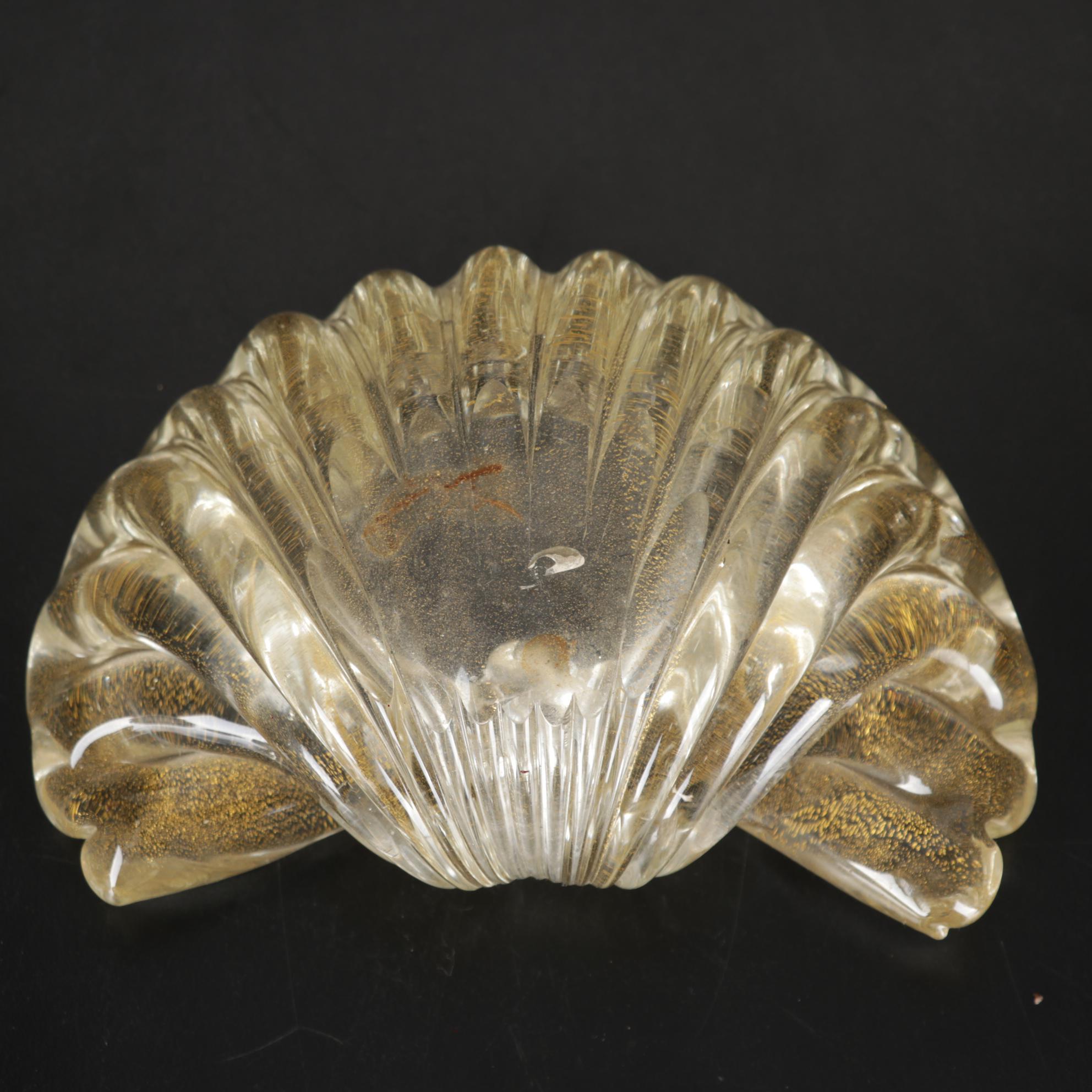 Josef Inwald, Barolac Art Deco Satined Fish-Motif Vase with Other Glass Bowls