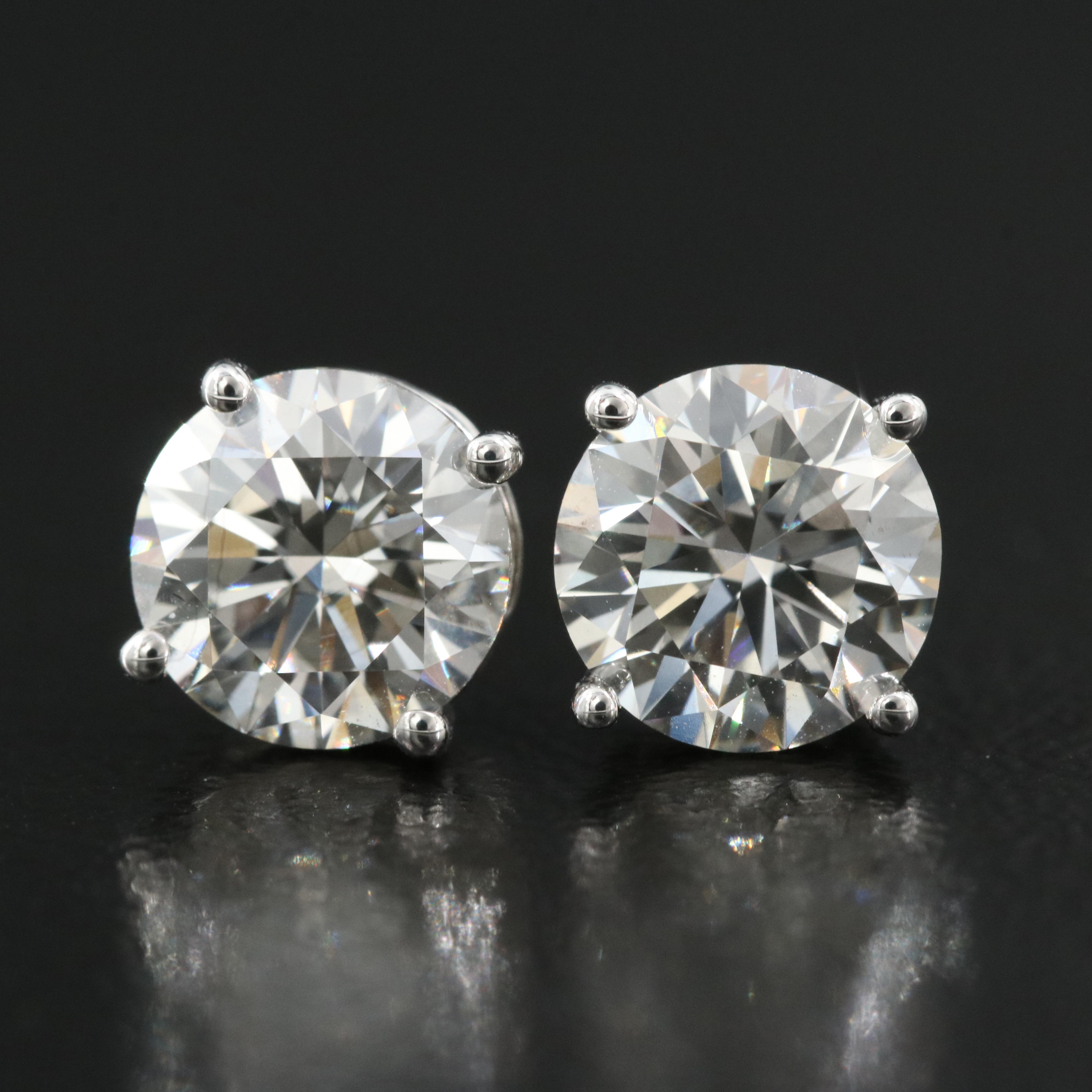 14K 2.03 CTW Lab Grown Diamond Stud Earrings