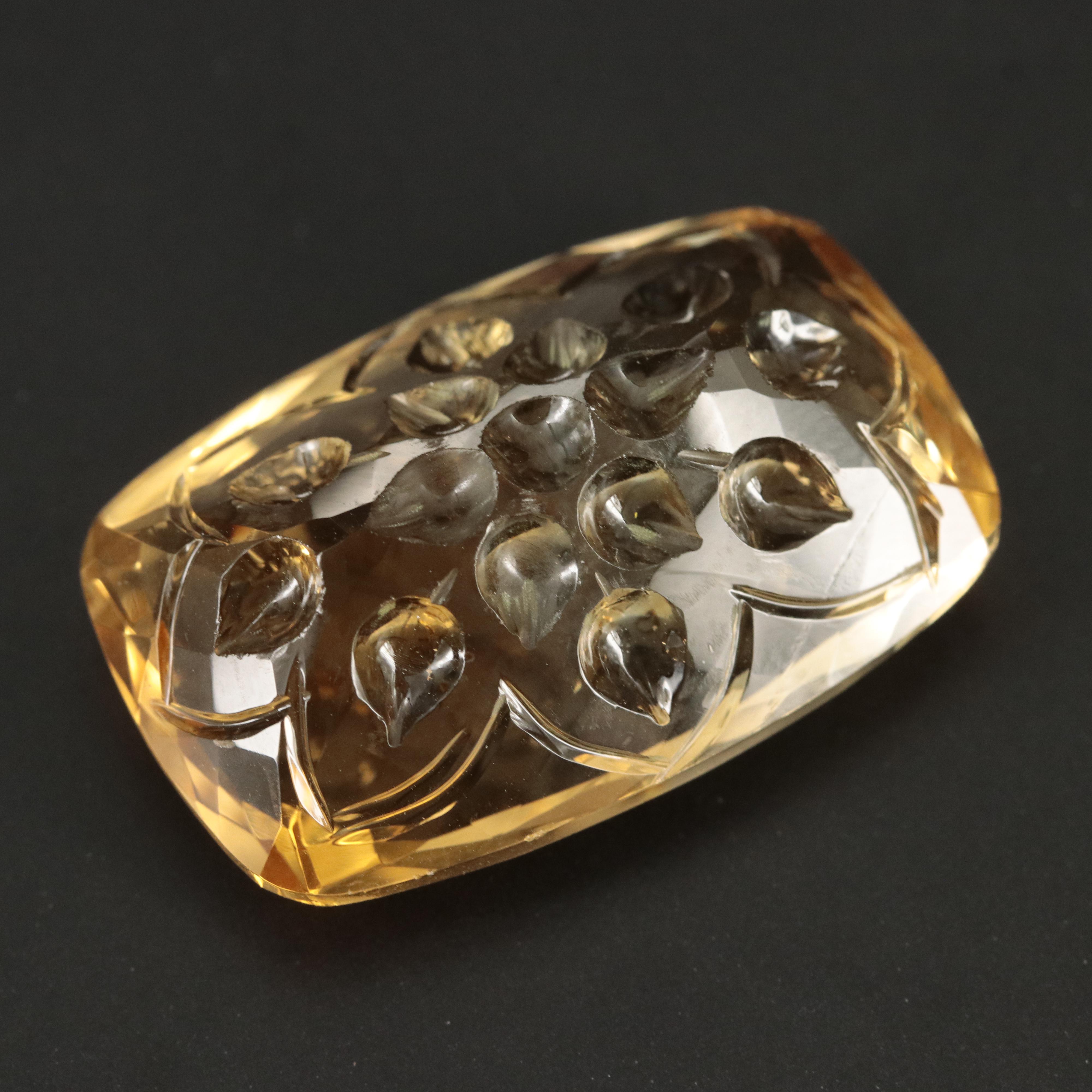 Loose 48.93 CT Citrine