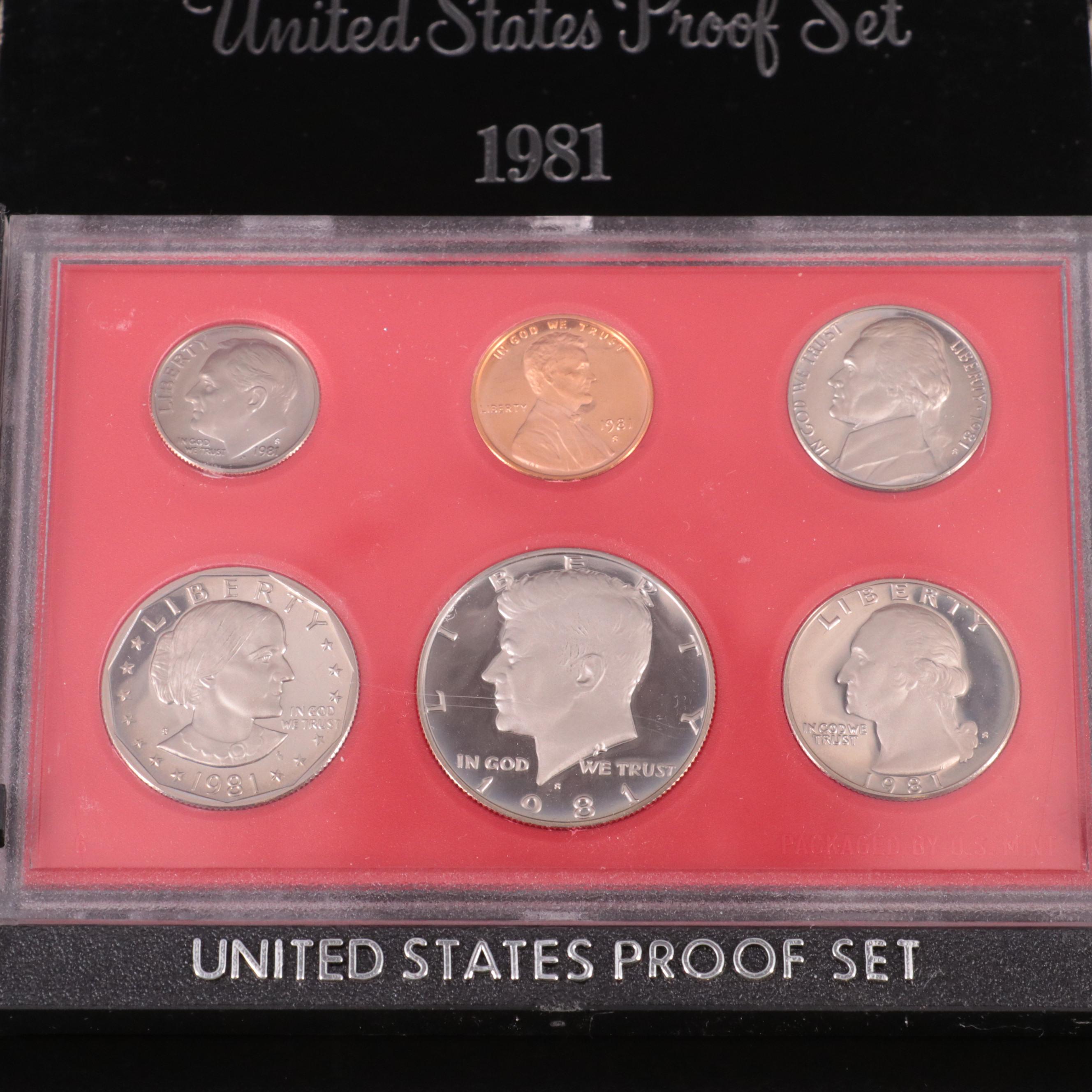 Nineteen United States Proof Sets, 1980–1982
