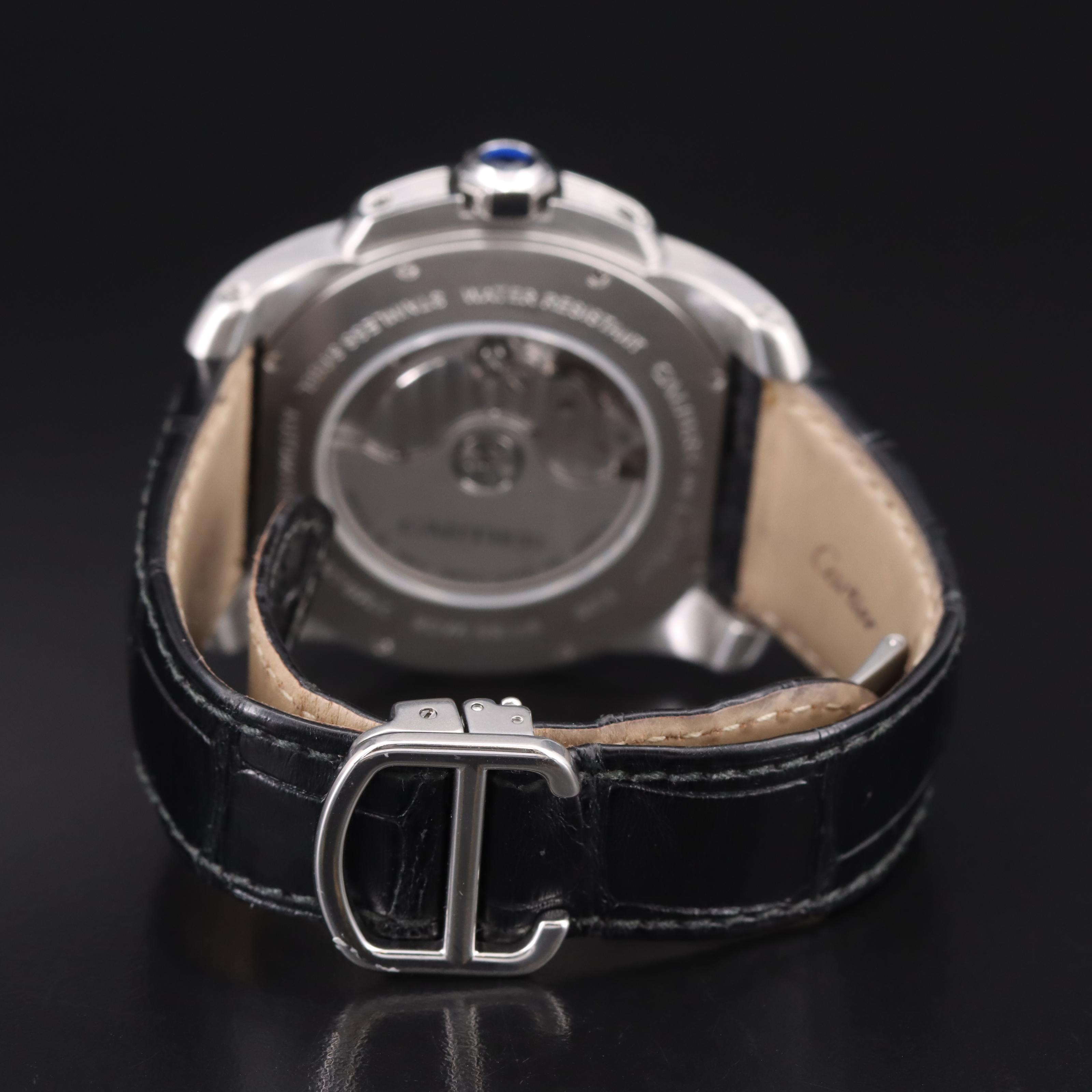 Cartier Calibre de Cartier 42mm Black Dial Steel Automatic Watch