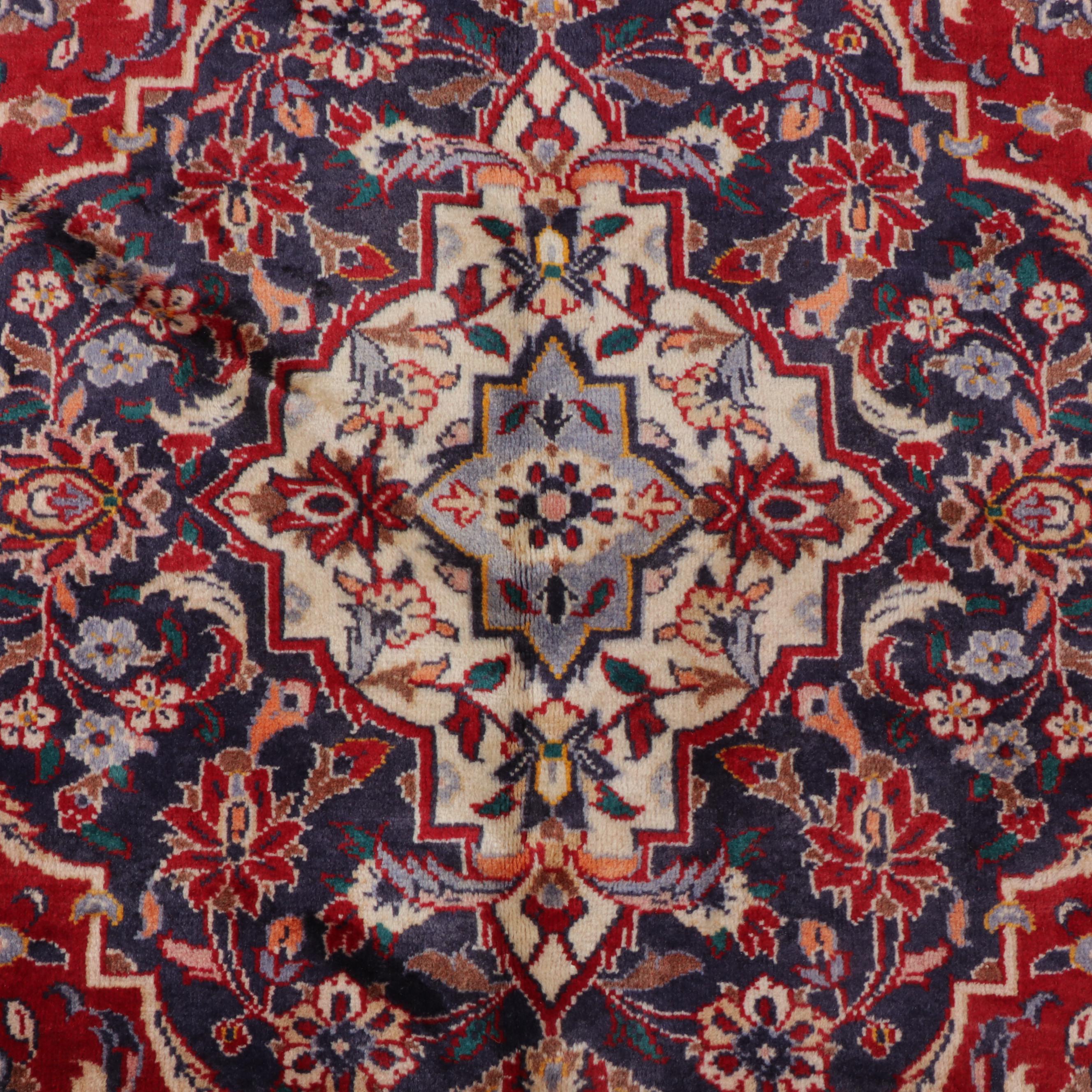 6'11 x 10'6 Hand-Knotted Persian Isfahan Area Rug