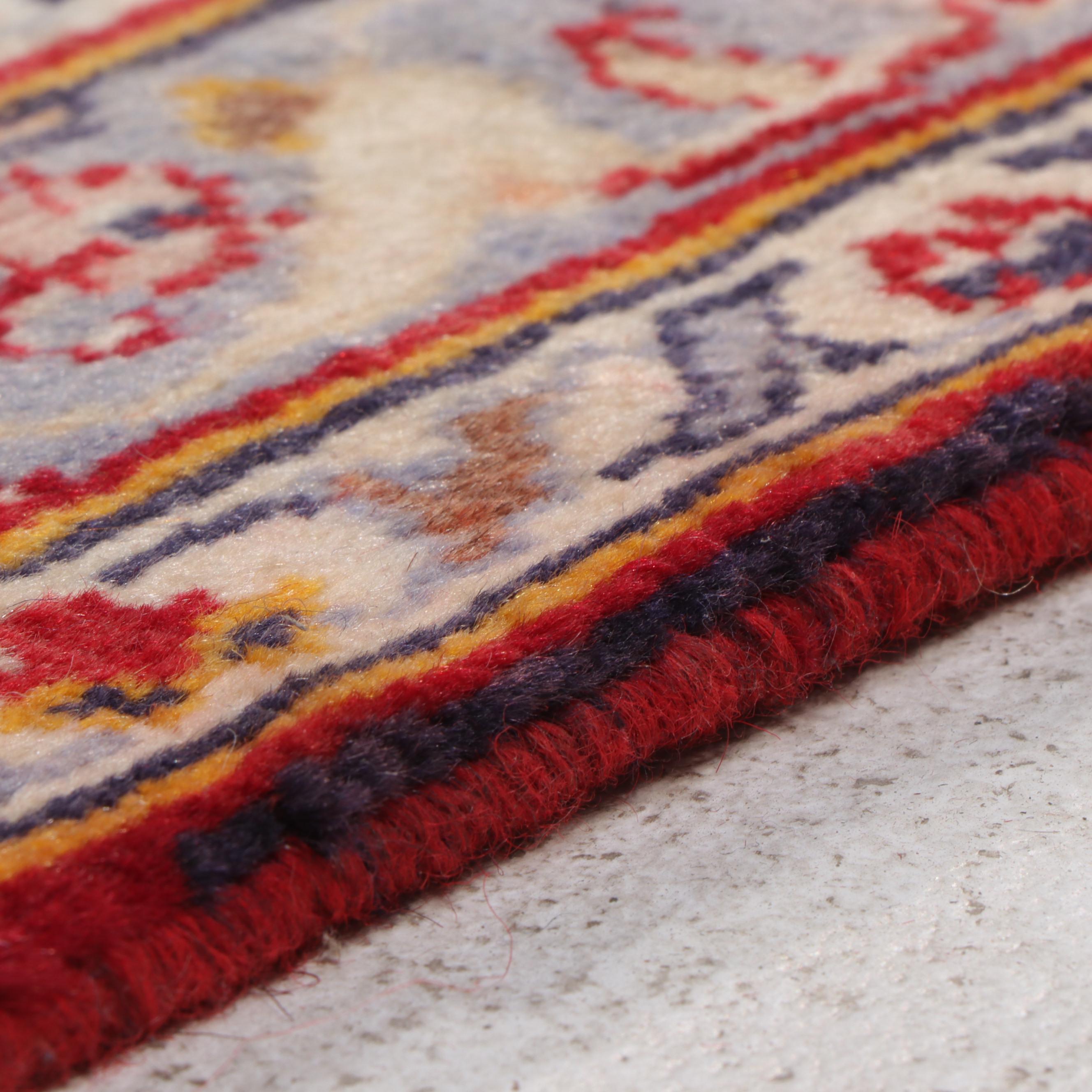 6'11 x 10'6 Hand-Knotted Persian Isfahan Area Rug