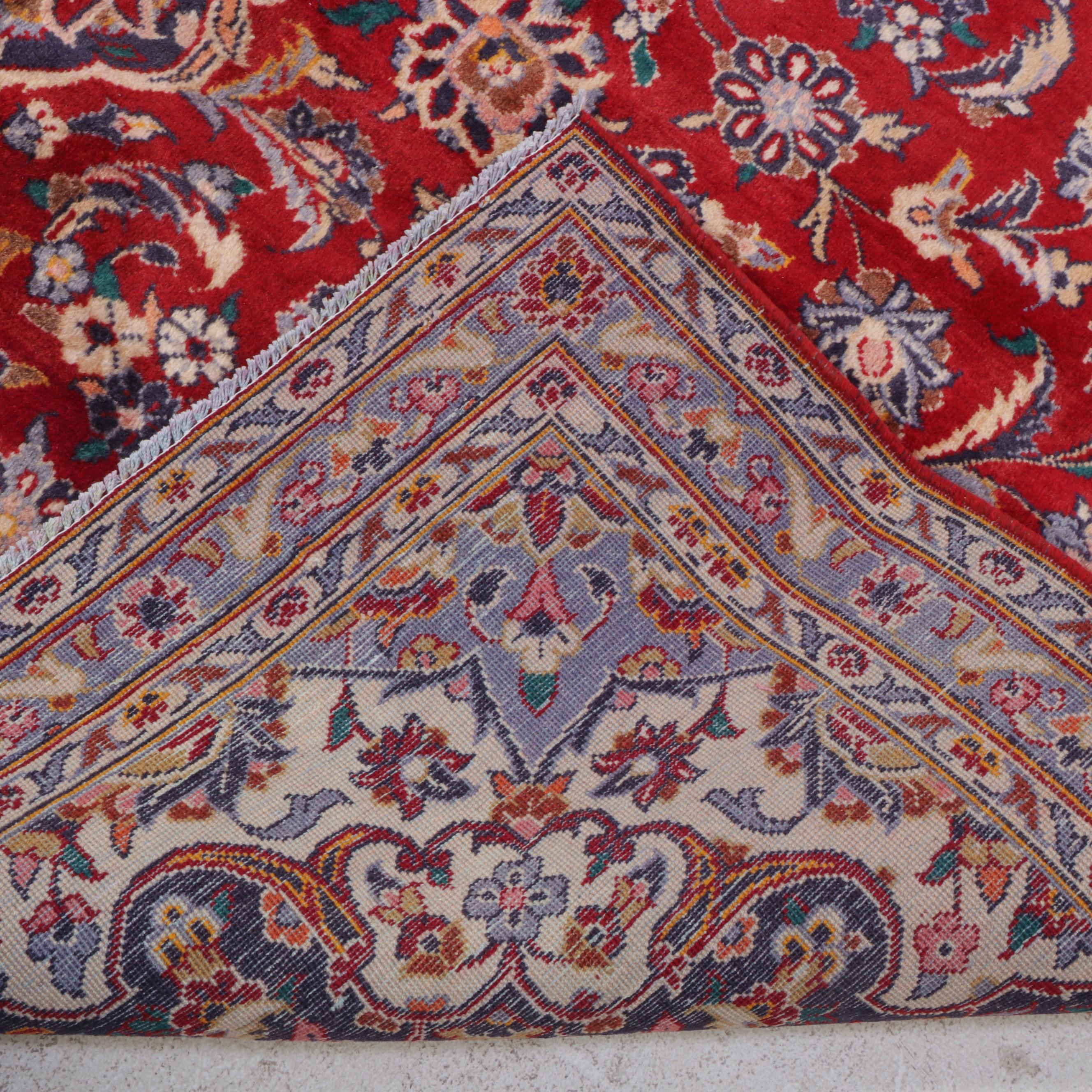 6'11 x 10'6 Hand-Knotted Persian Isfahan Area Rug