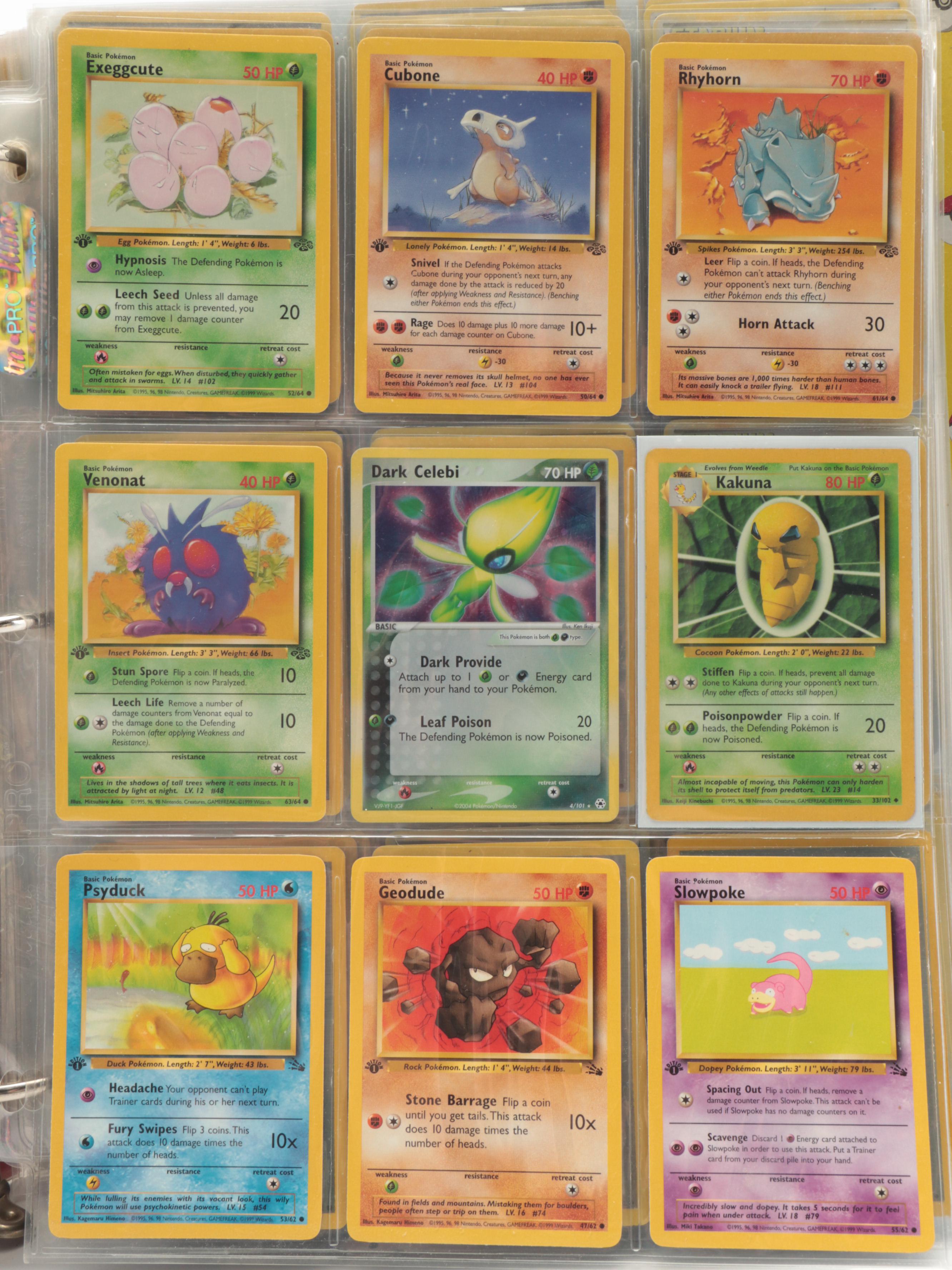 Base Set and Other Pokémon Cards with 1st Editions and More, 1990s–2010s
