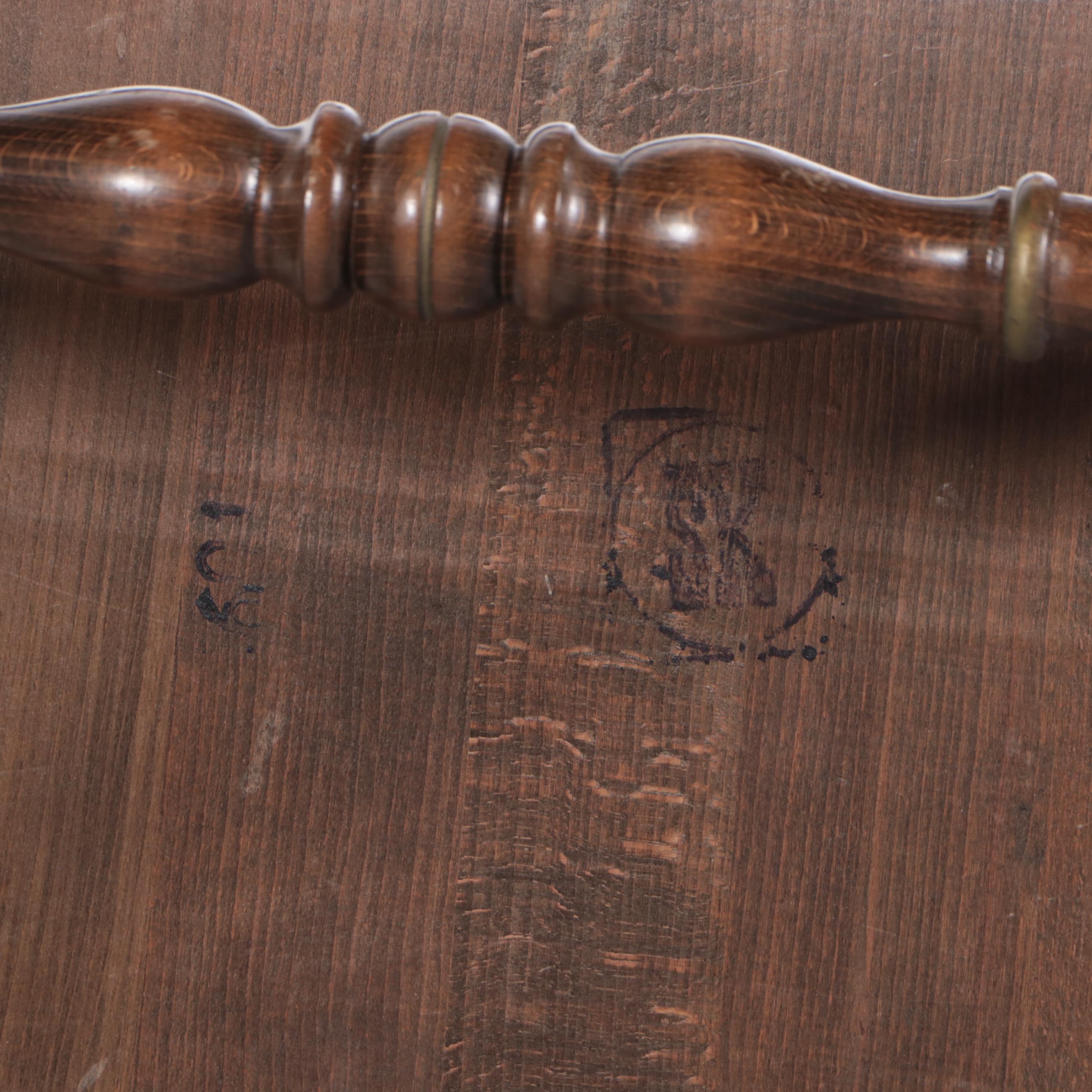 American Colonial Style Pine Rocking Chair, Mid to Late 20th Century