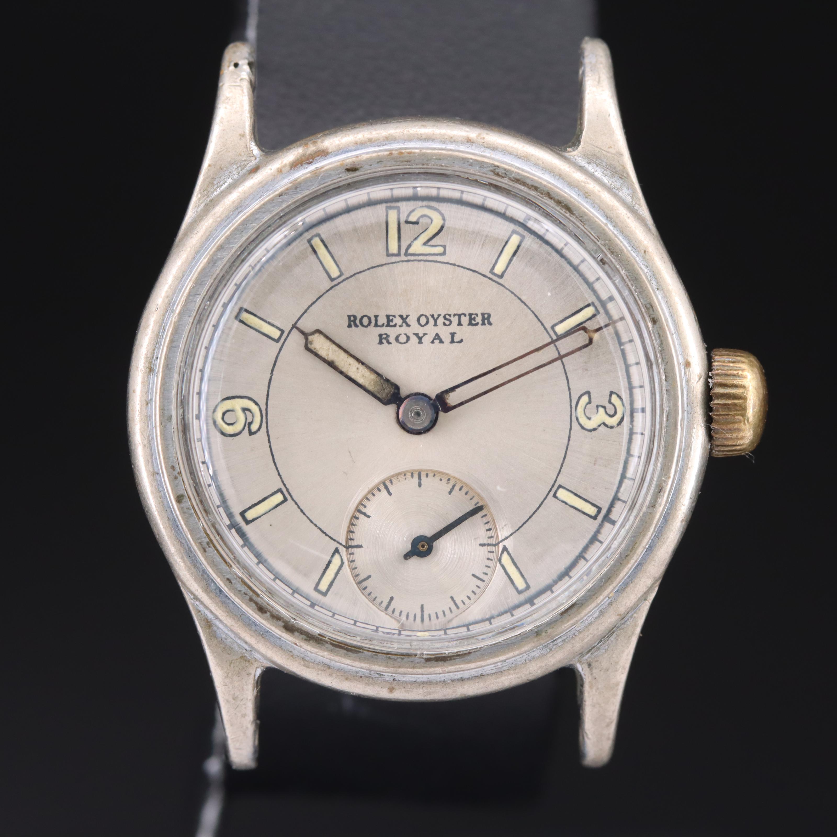 Vintage Rolex Oyster Movement Recased Watch