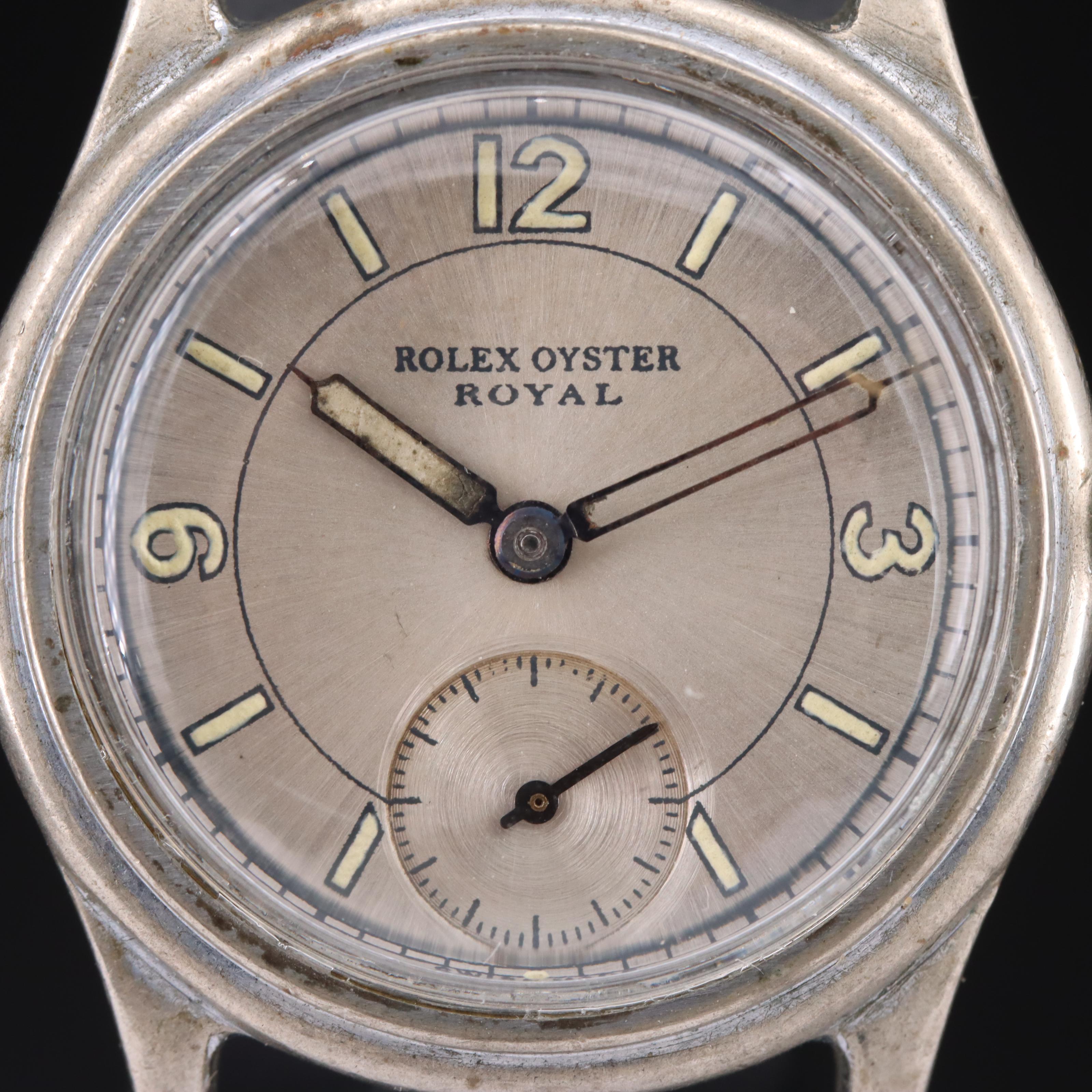 Vintage Rolex Oyster Movement Recased Watch