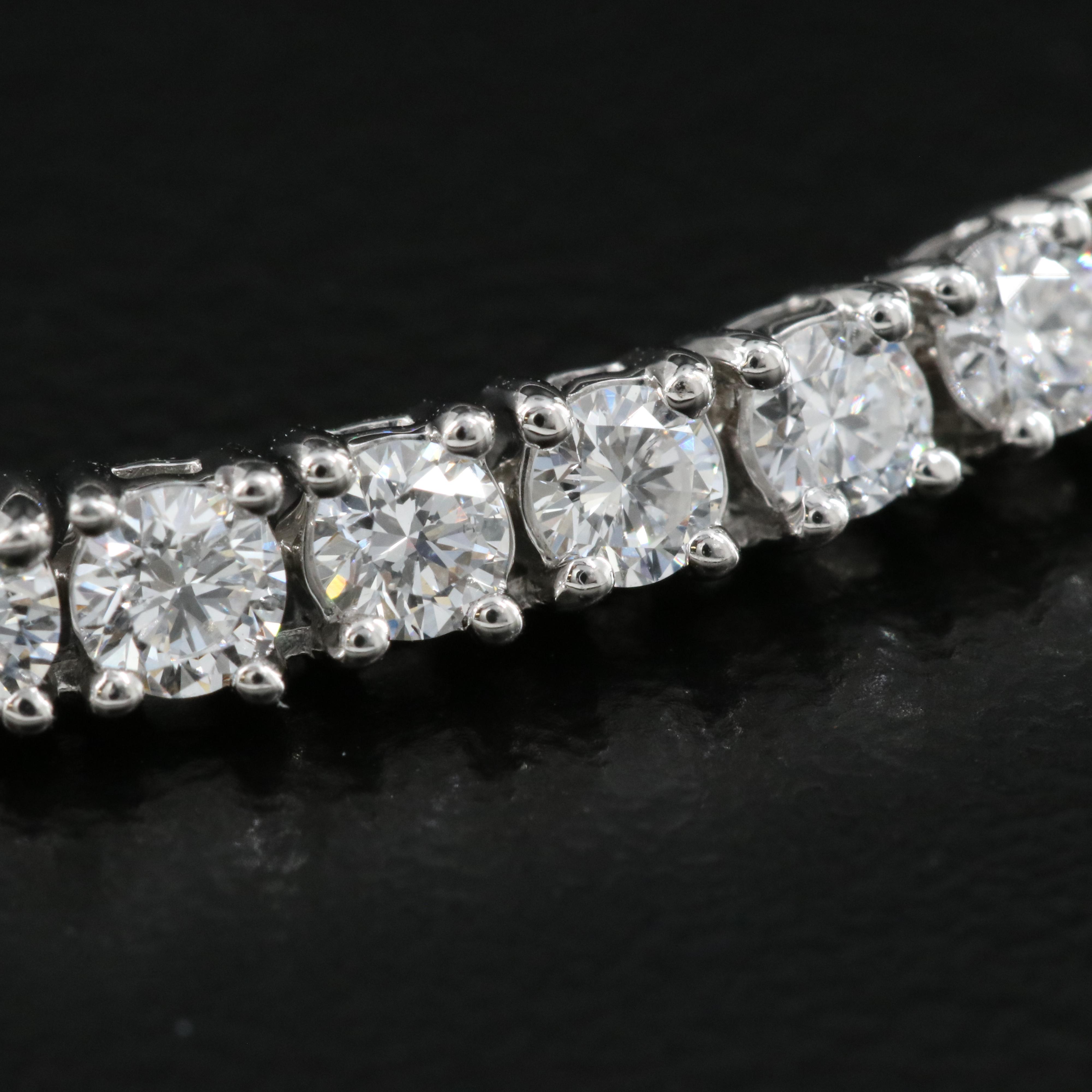 14K 10.13 CTW Lab Grown Diamond Line Necklace