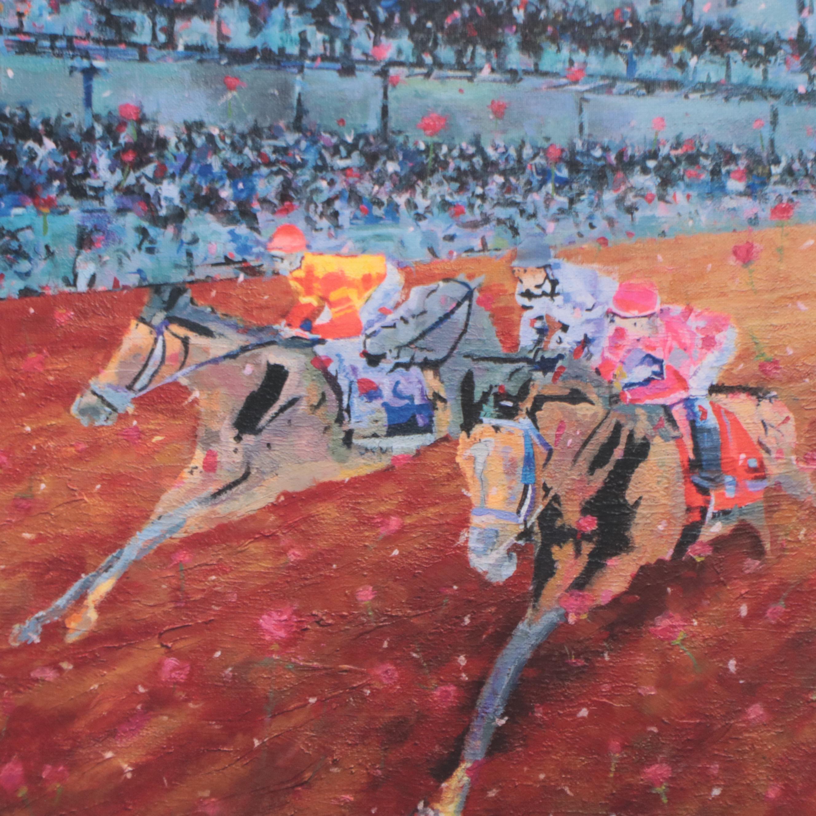 Kentucky Derby 2021 Offset Lithograph Poster After Ralph Fugate