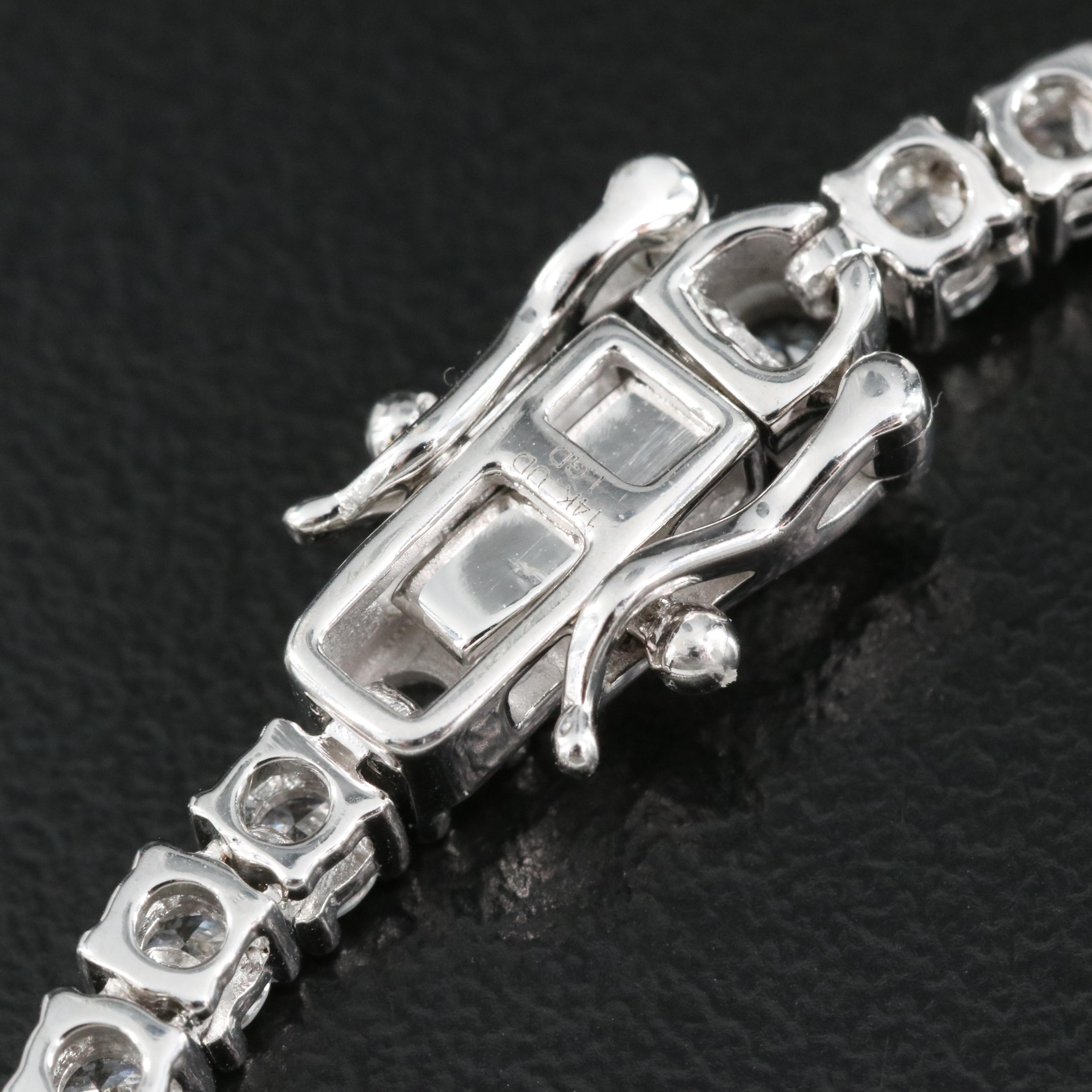 14K 10.00 CTW Lab Grown Diamond Line Necklace