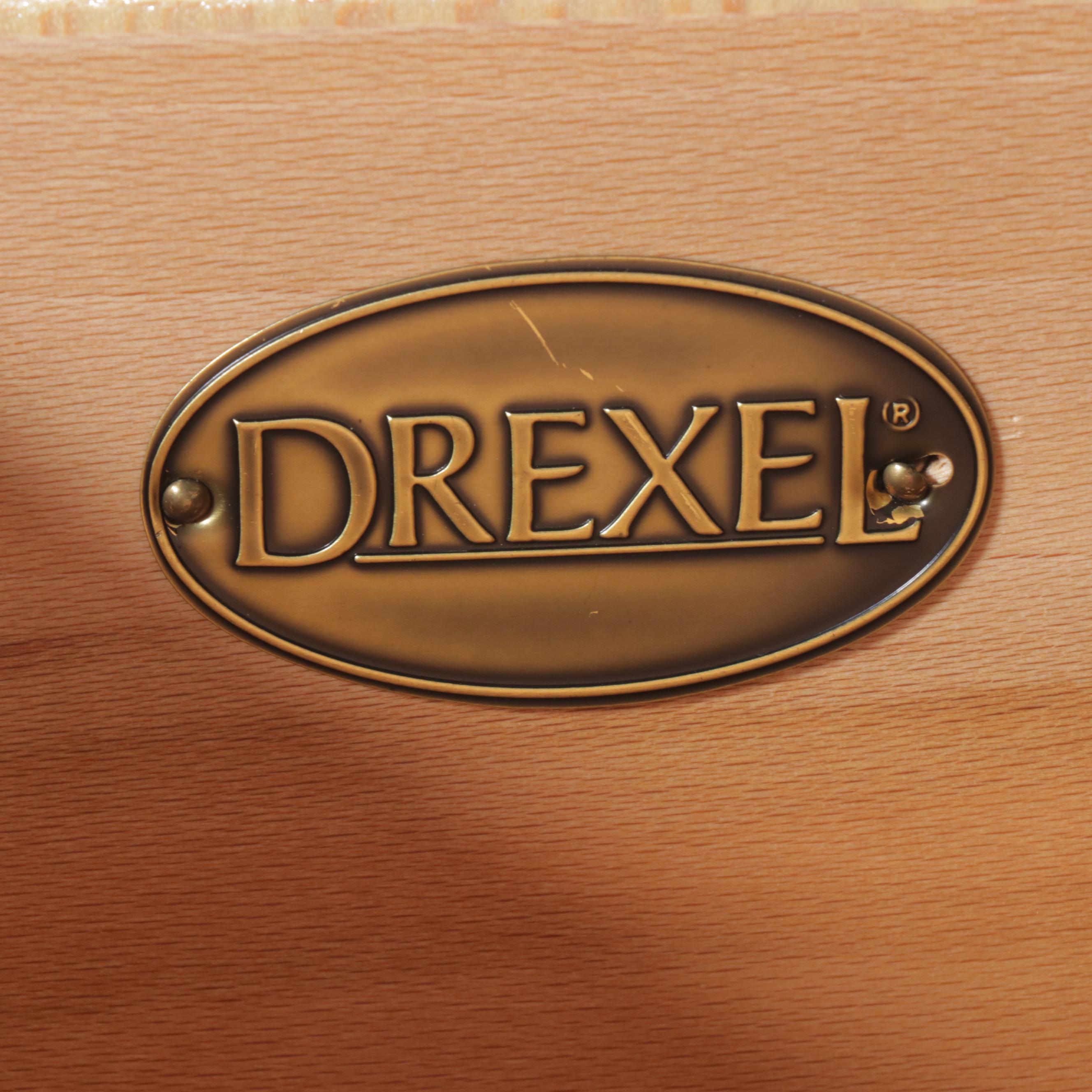 Drexel "Chapters" Federal Style Hardwood Seven-Drawer Chest in Buff Finish