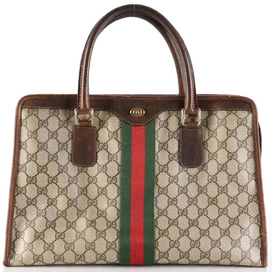 Gucci Accessory Collection Top Handle Bag in GG Supreme Canvas