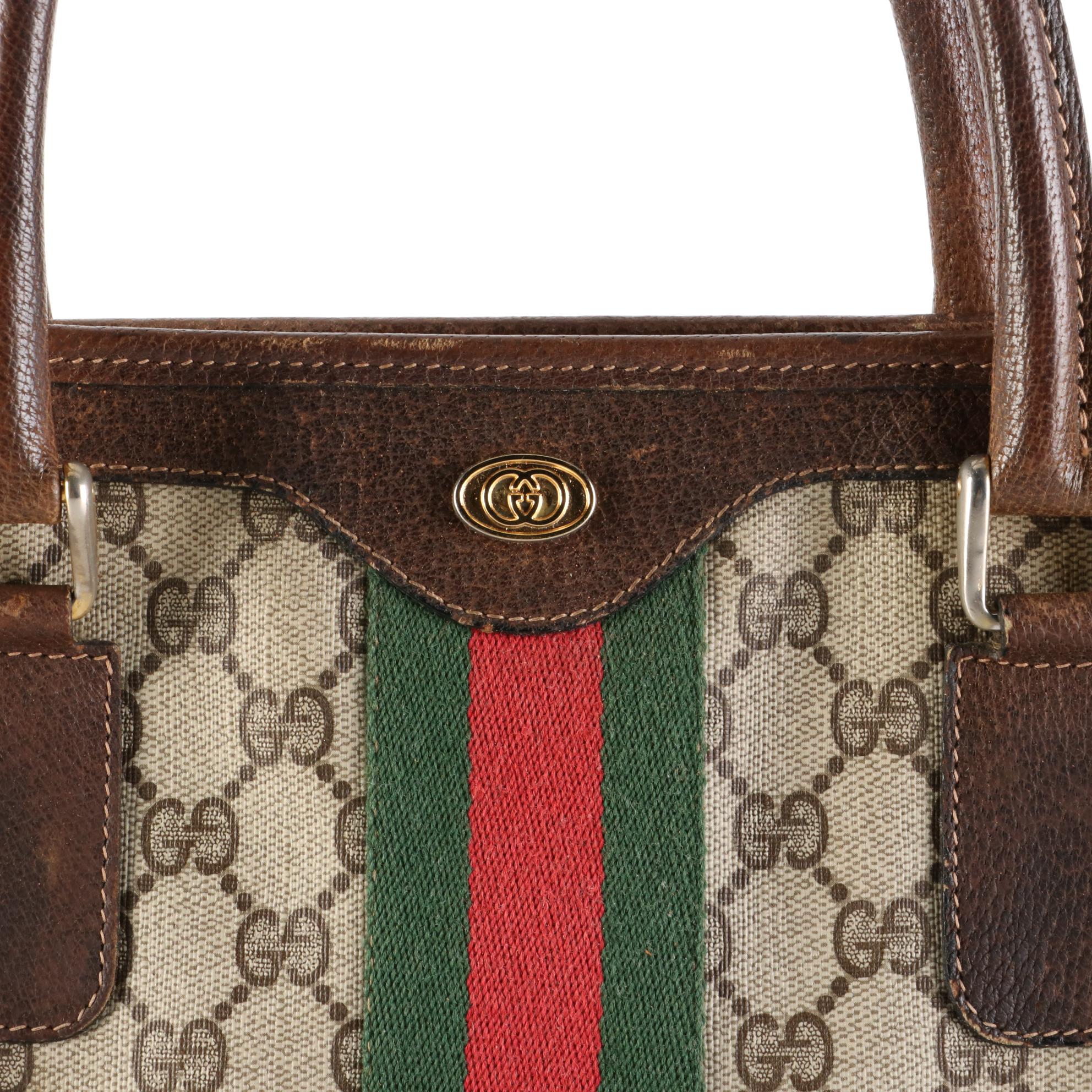 Gucci Accessory Collection Top Handle Bag in GG Supreme Canvas