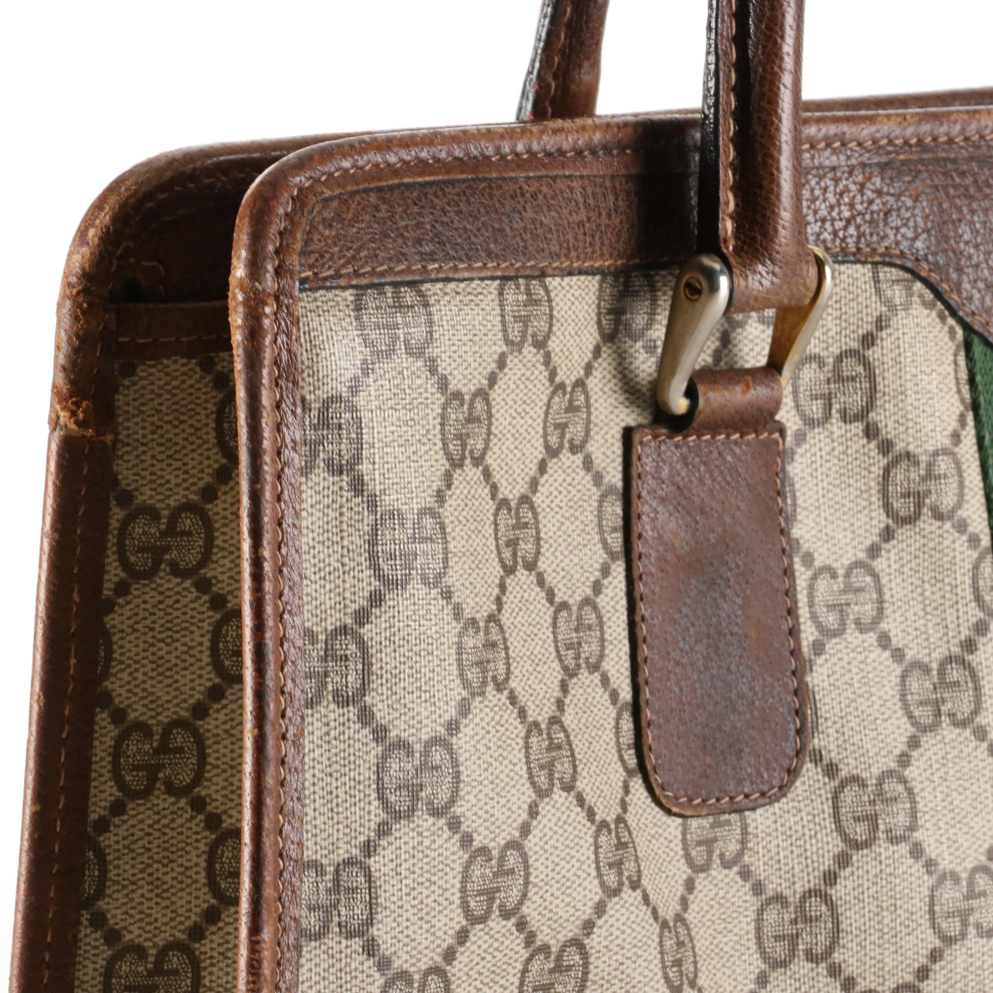 Gucci Accessory Collection Top Handle Bag in GG Supreme Canvas