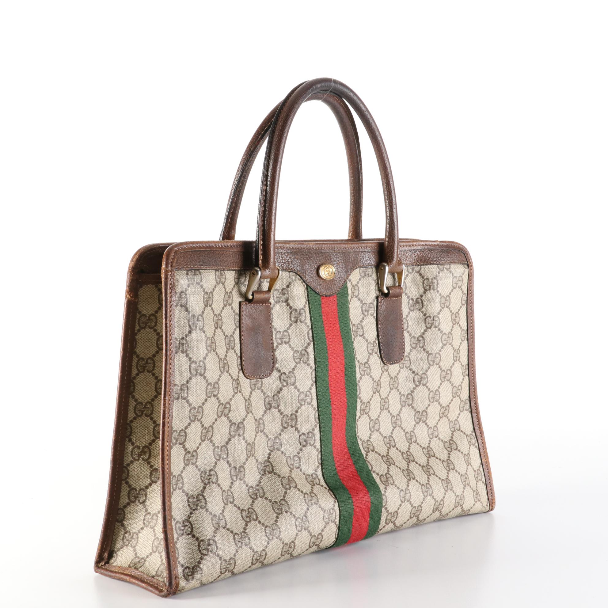 Gucci Accessory Collection Top Handle Bag in GG Supreme Canvas