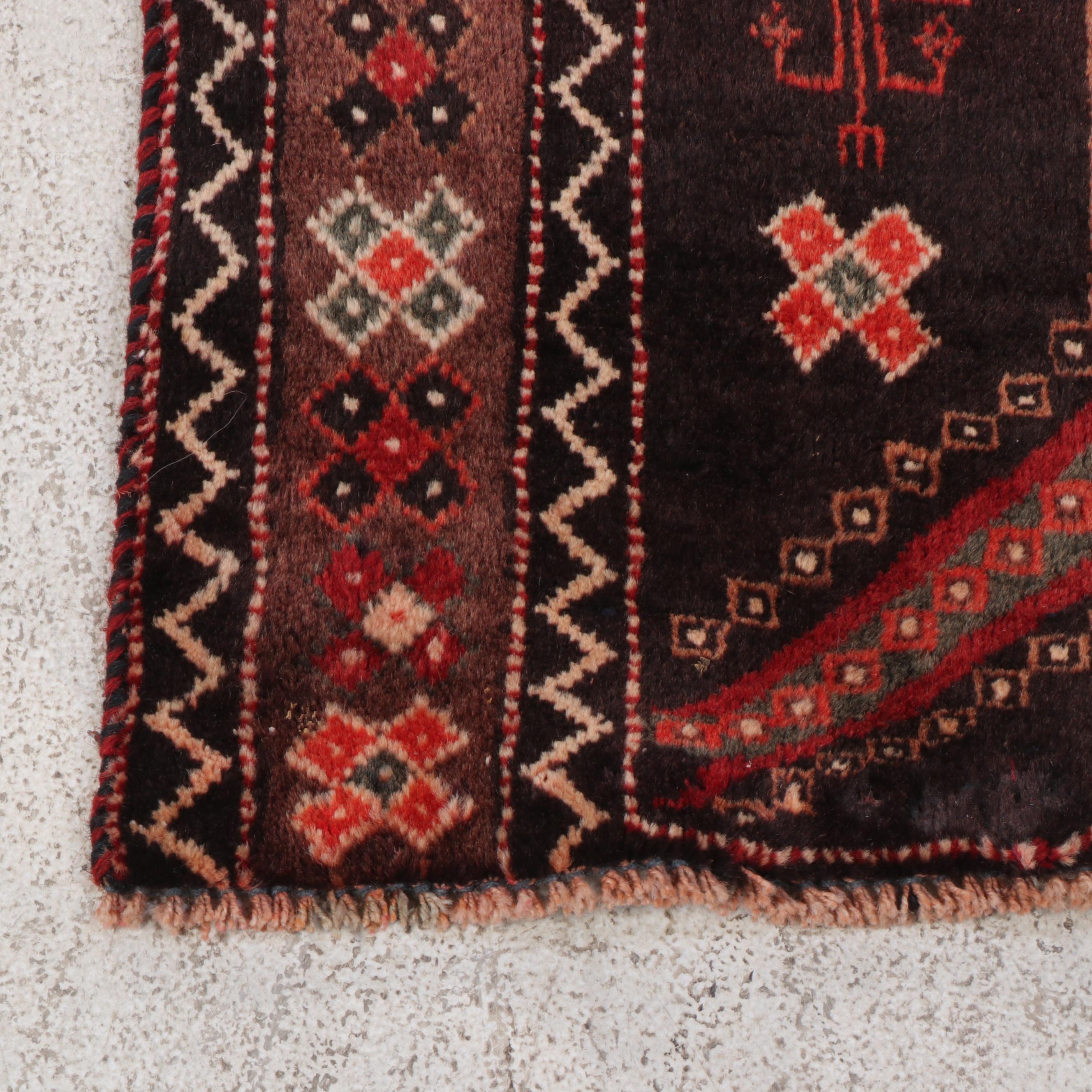 3'9 x 8'4 Hand-Knotted Persian Northwest Village Area Rug