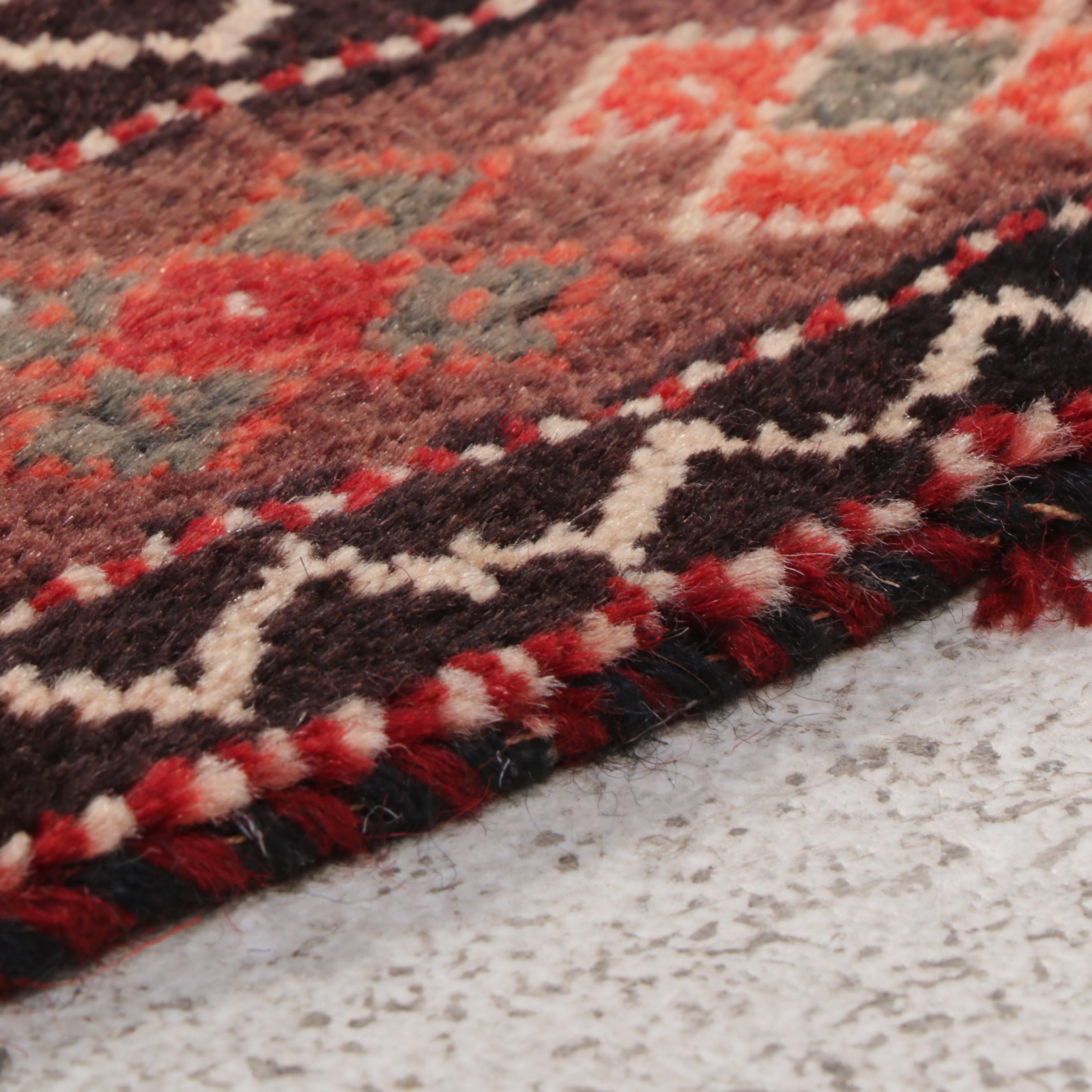 3'9 x 8'4 Hand-Knotted Persian Northwest Village Area Rug