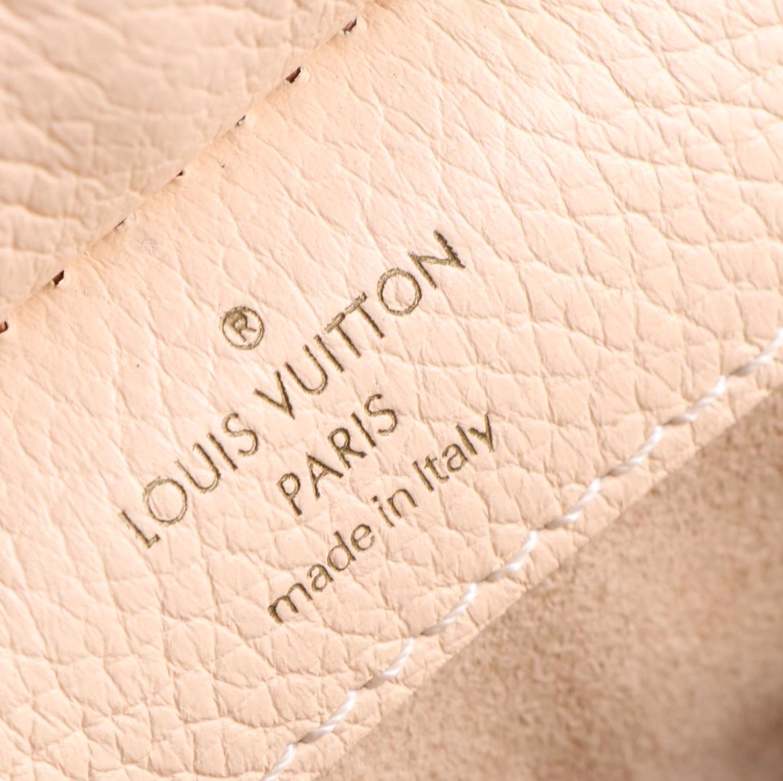 Louis Vuitton Brittany Handbag in Damier Ebene Canvas and Leather