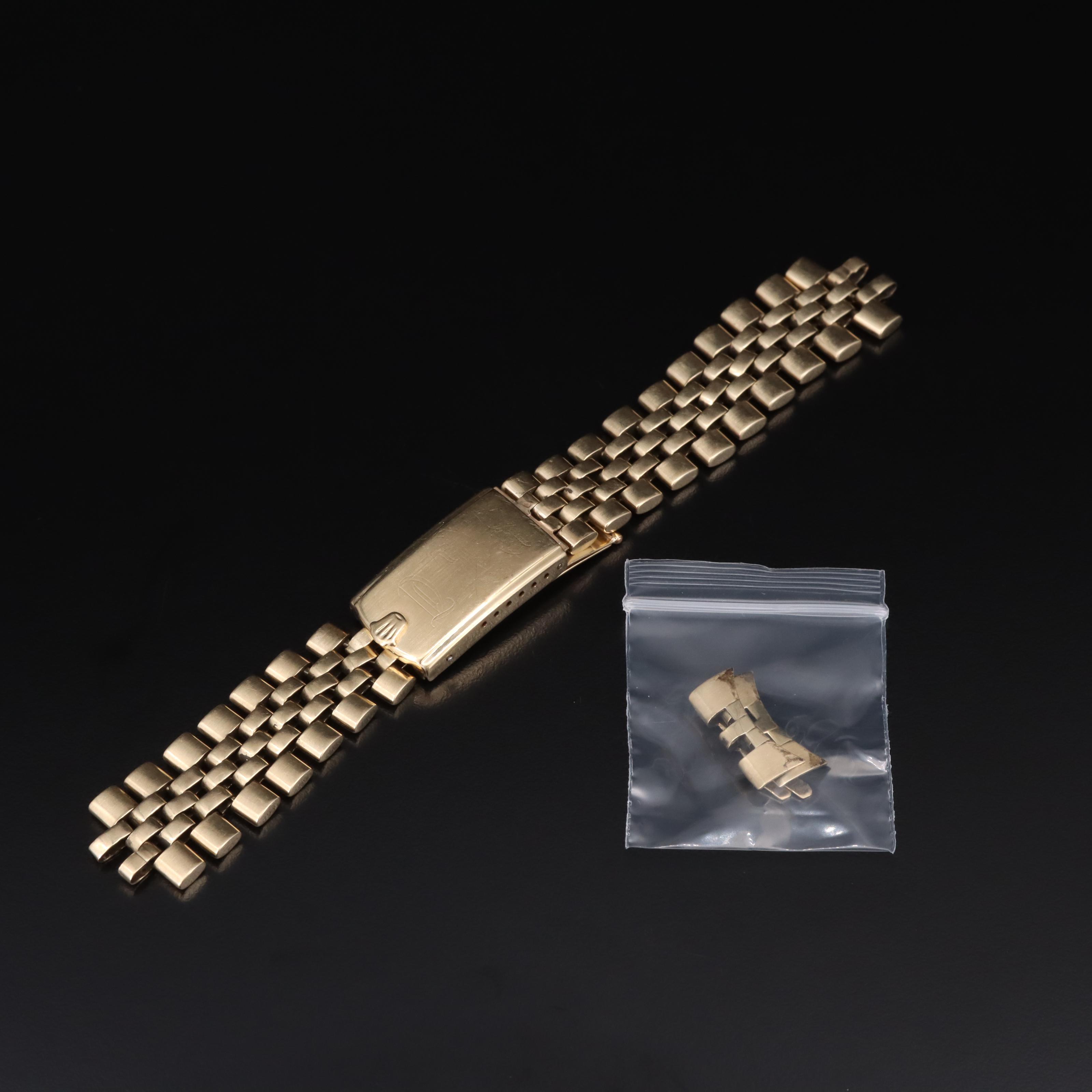 Vintage Rolex 14K Jubilee Bracelet