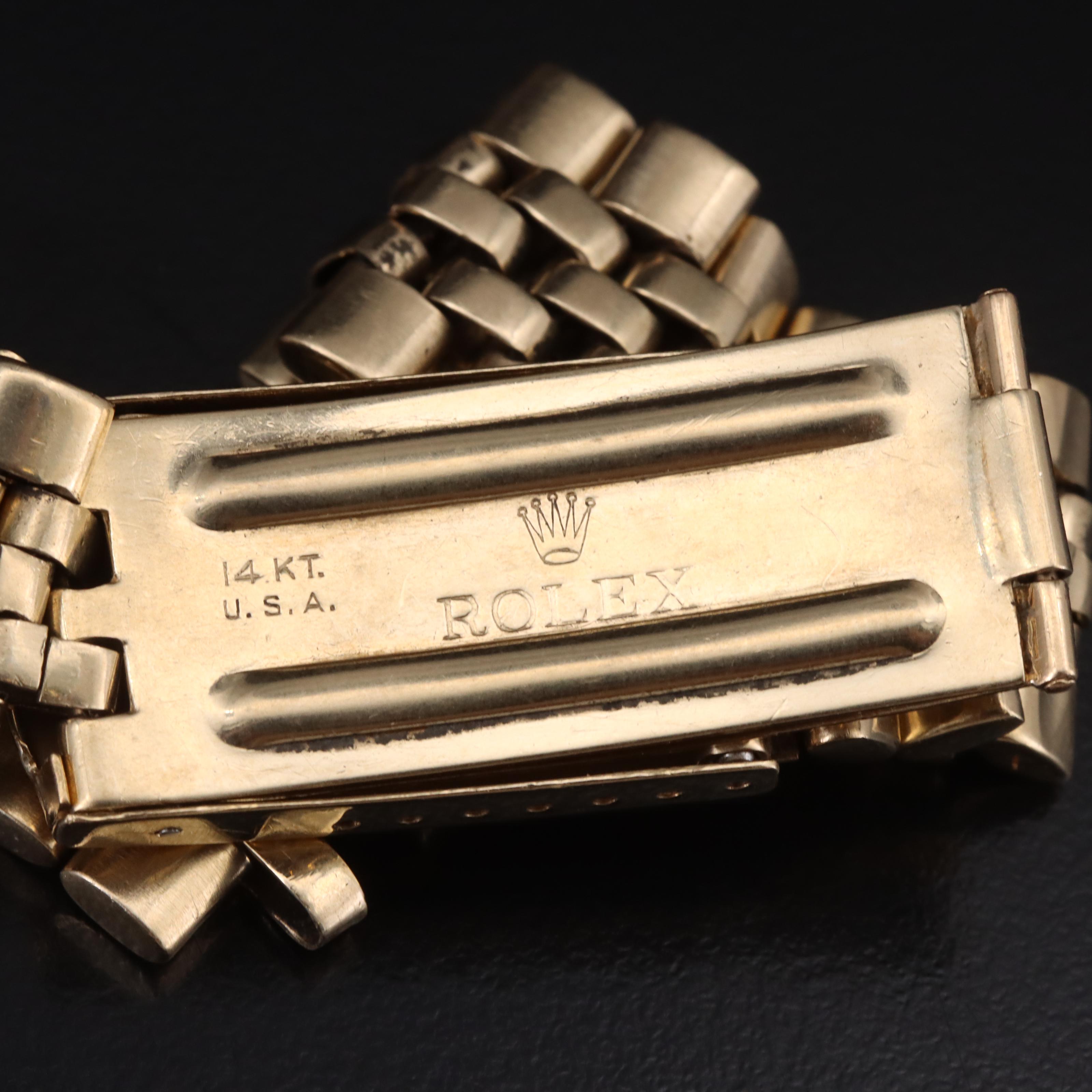 Vintage Rolex 14K Jubilee Bracelet