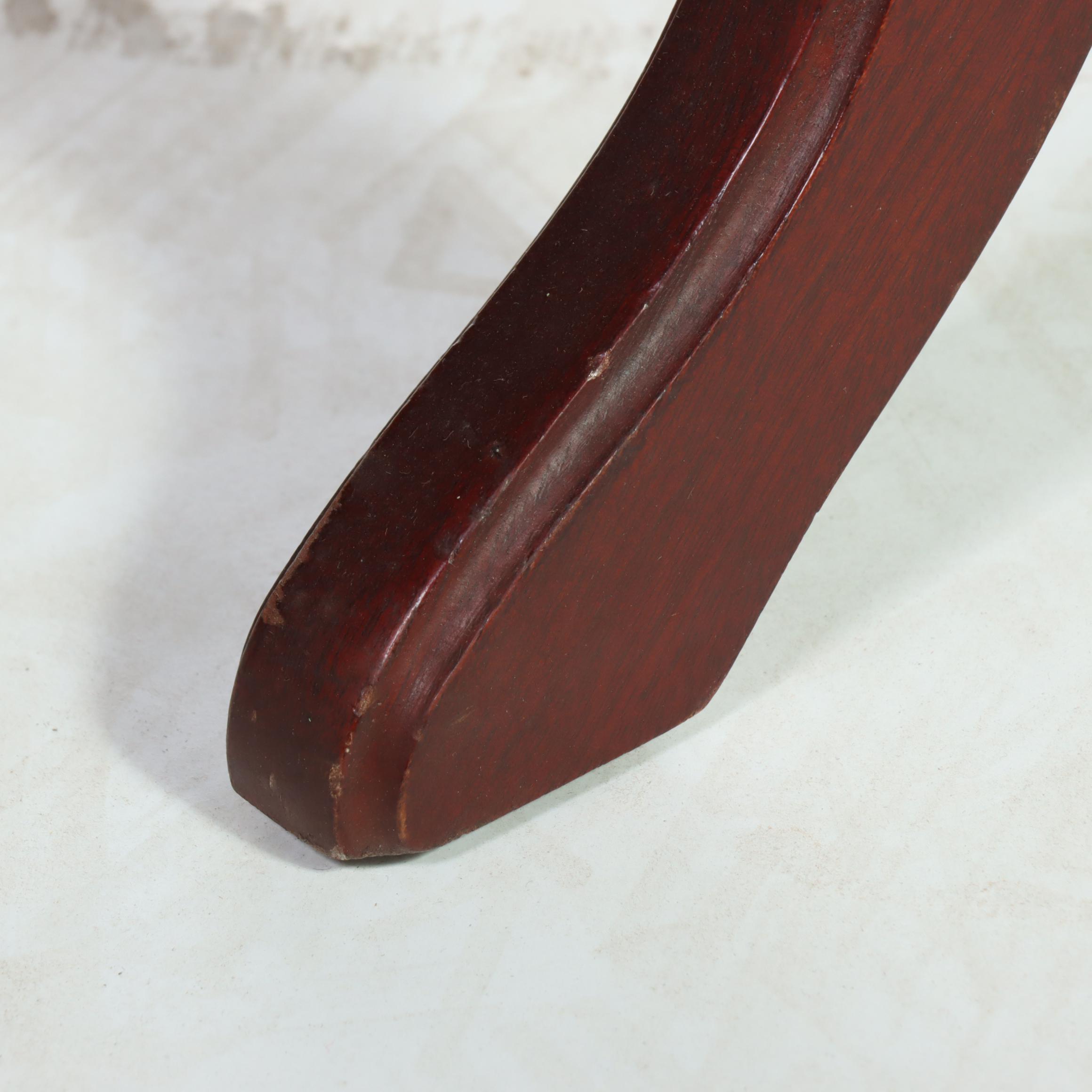 Kimball Victorian Style Marble-Top Pedestal with Other Coffee Table