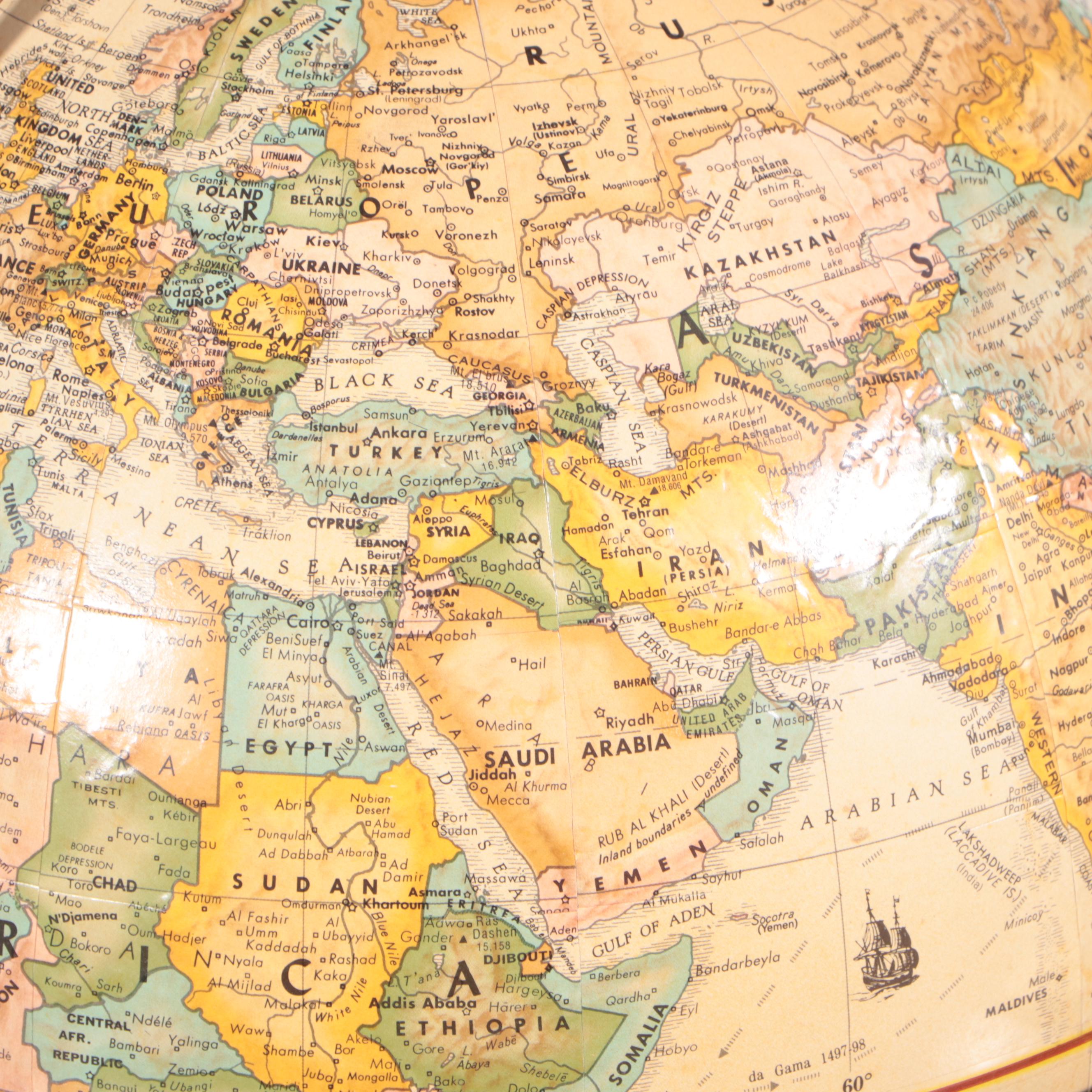 Replogle "World Classic Series" 12" Terrestrial Globe on Stand