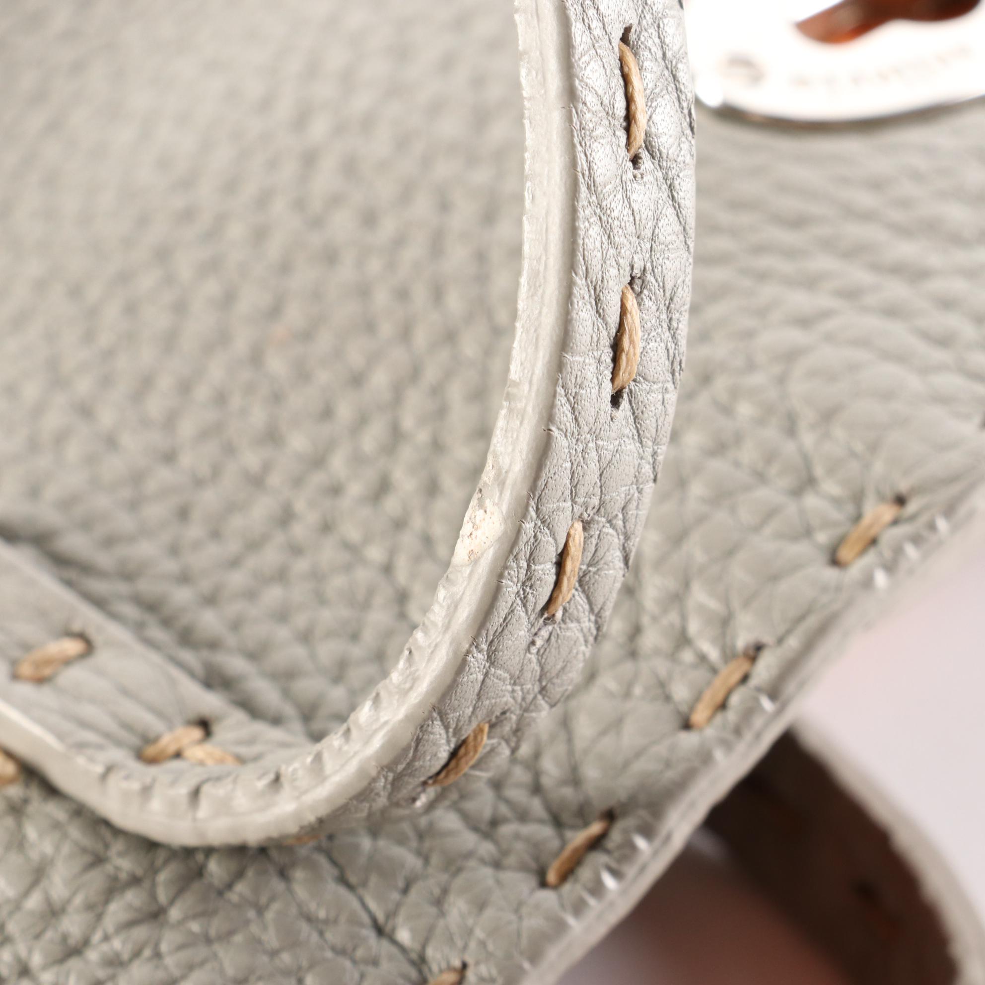 Fendi Selleria Medium Carla Tote in Gray Grained Leather