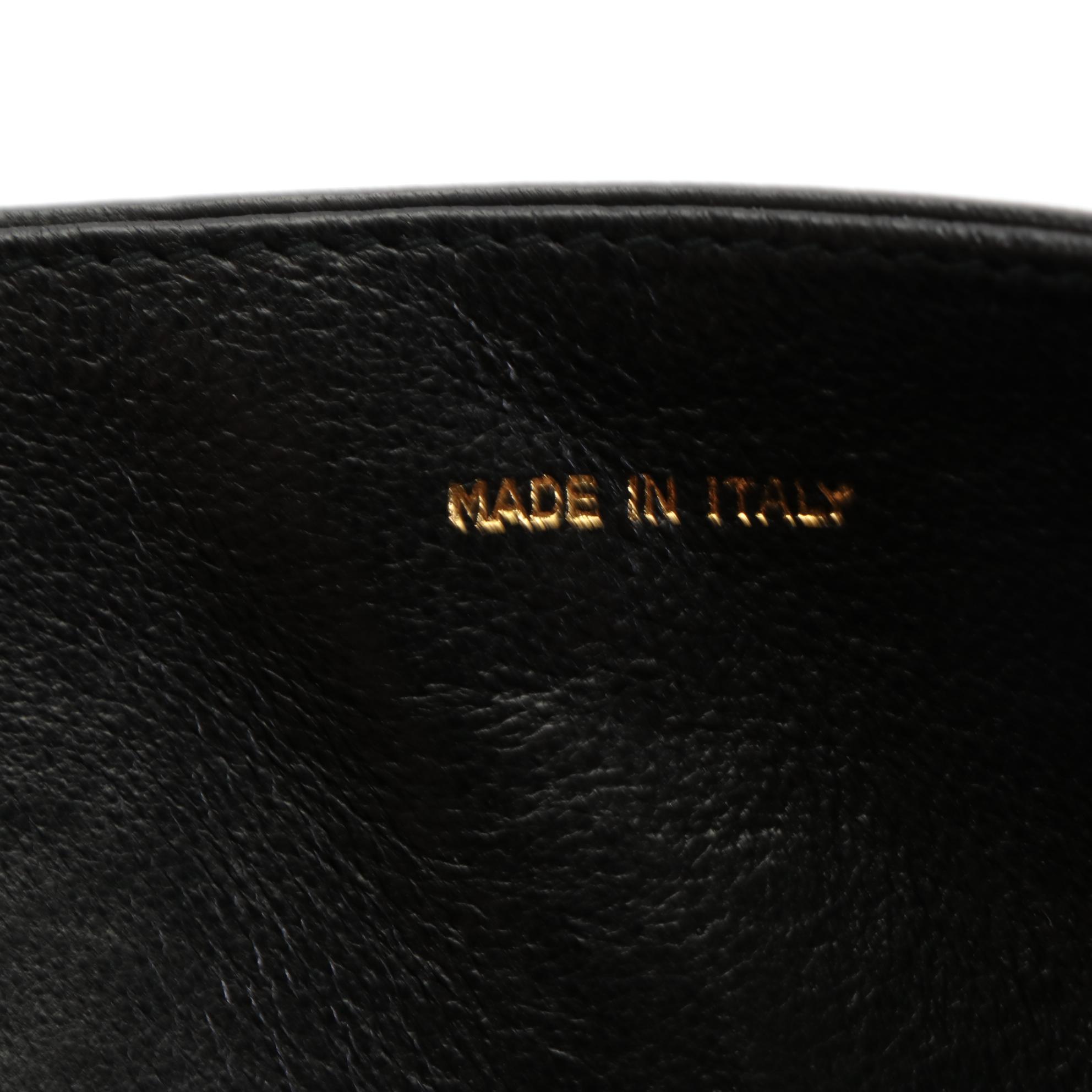 Chanel Quilted Leather Chain Strap Bag