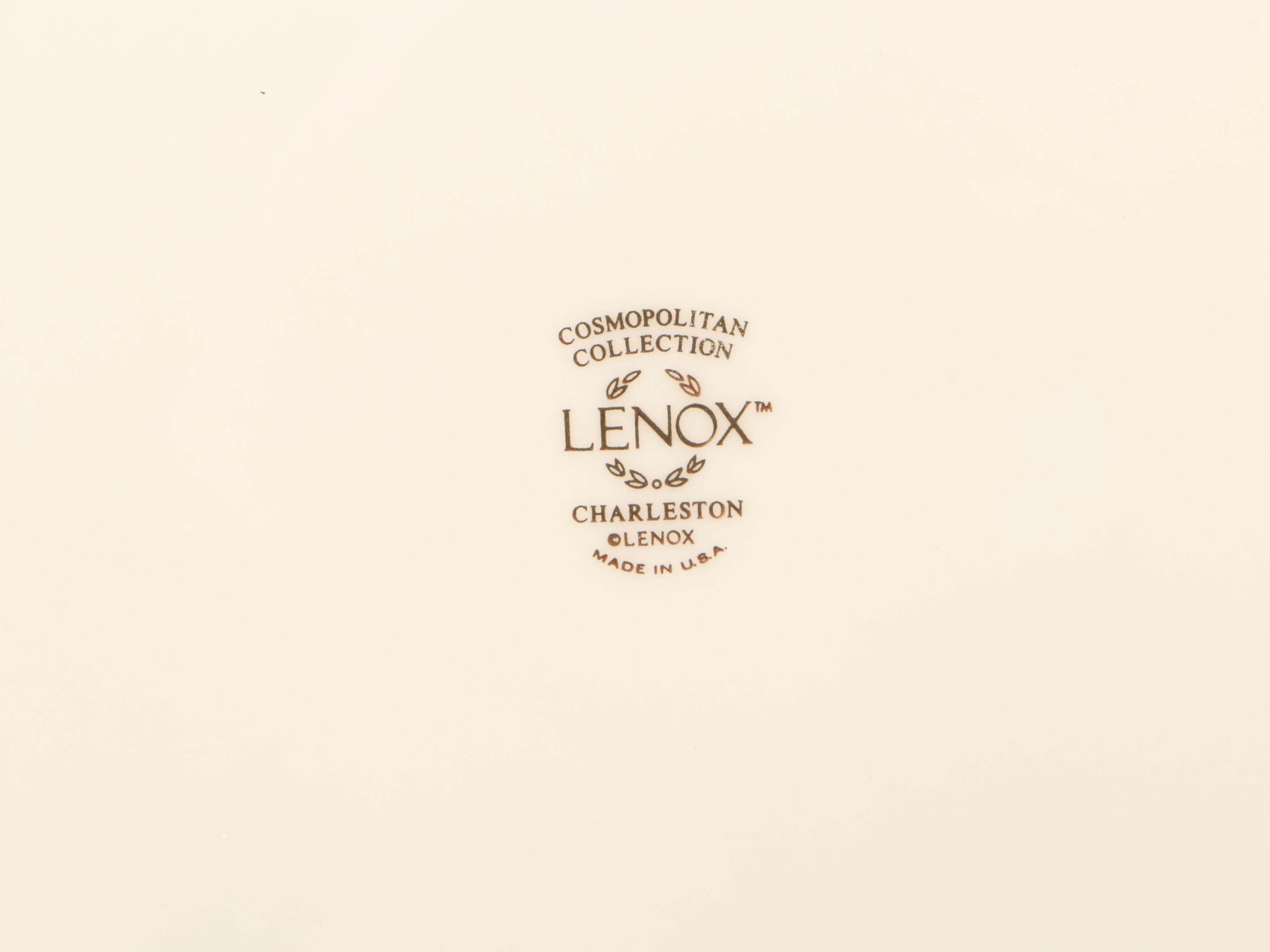 Lenox Cosmopolitan Collection "Charleston" Bone China Dinnerware, 1982-2008