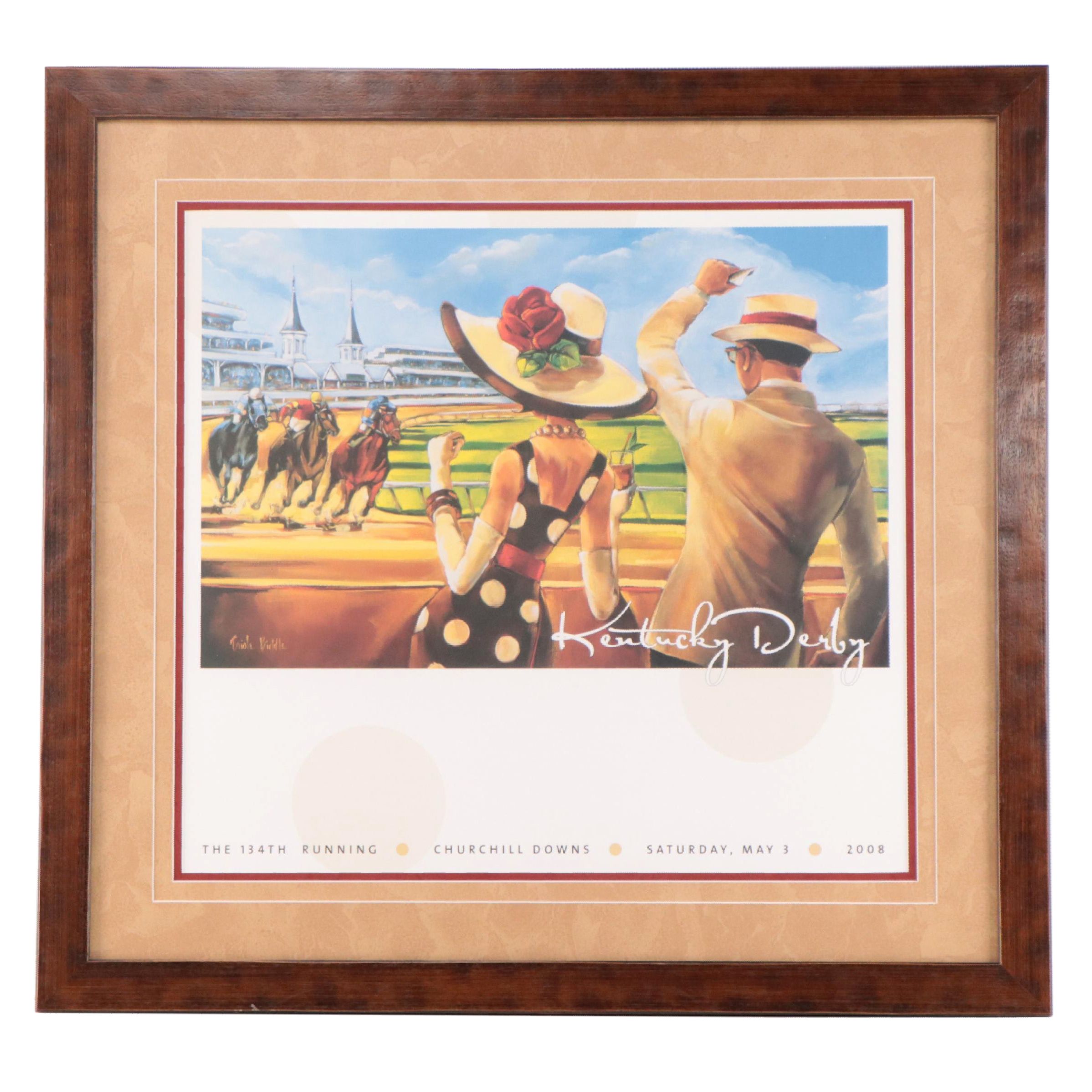 Kentucky Derby 2008 Offset Lithograph Poster