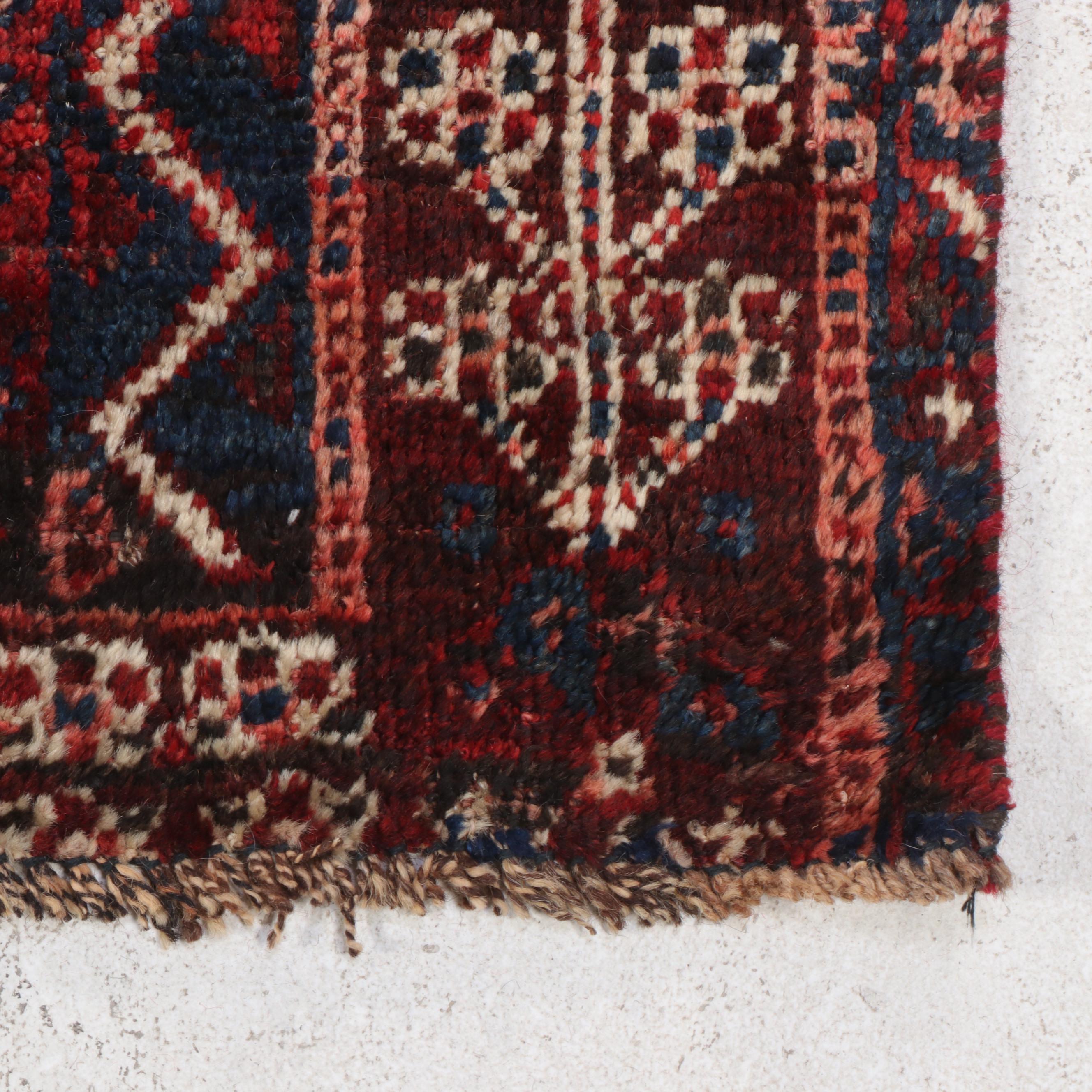 6'9 x 9'3 Hand-Knotted Persian Abadeh Area Rug