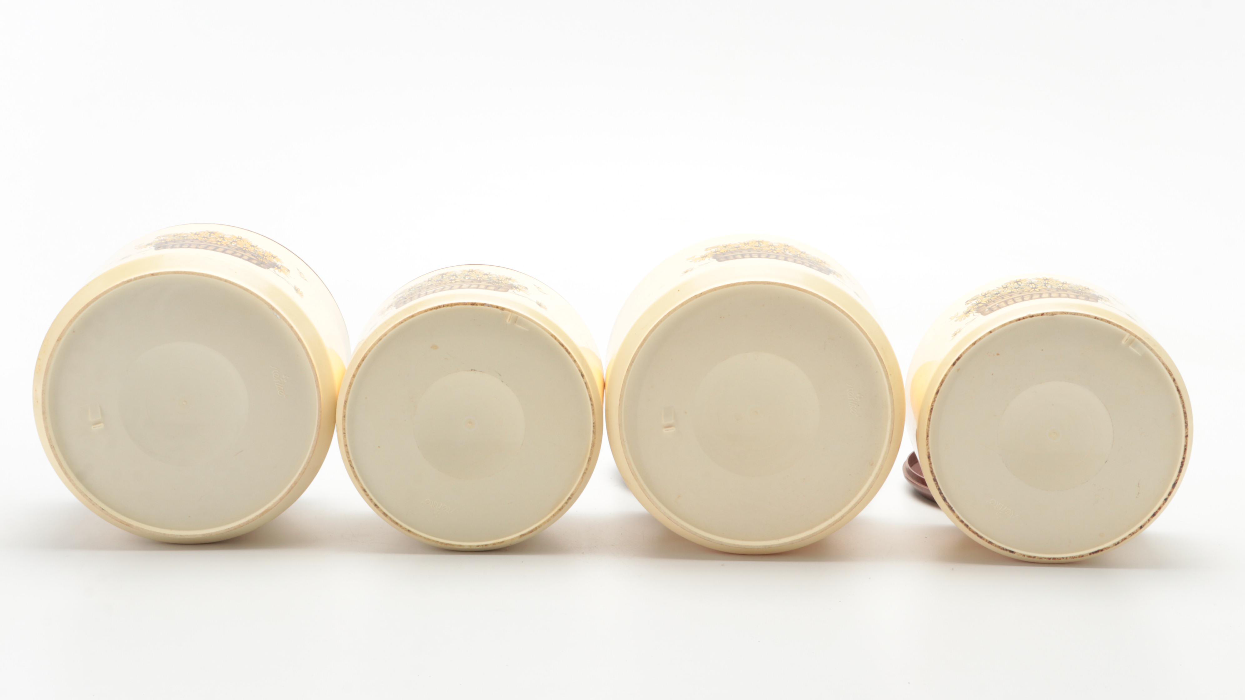 Boonton and Other Melamine Dishware With Sterilite Food Storage, Mid-20th C.