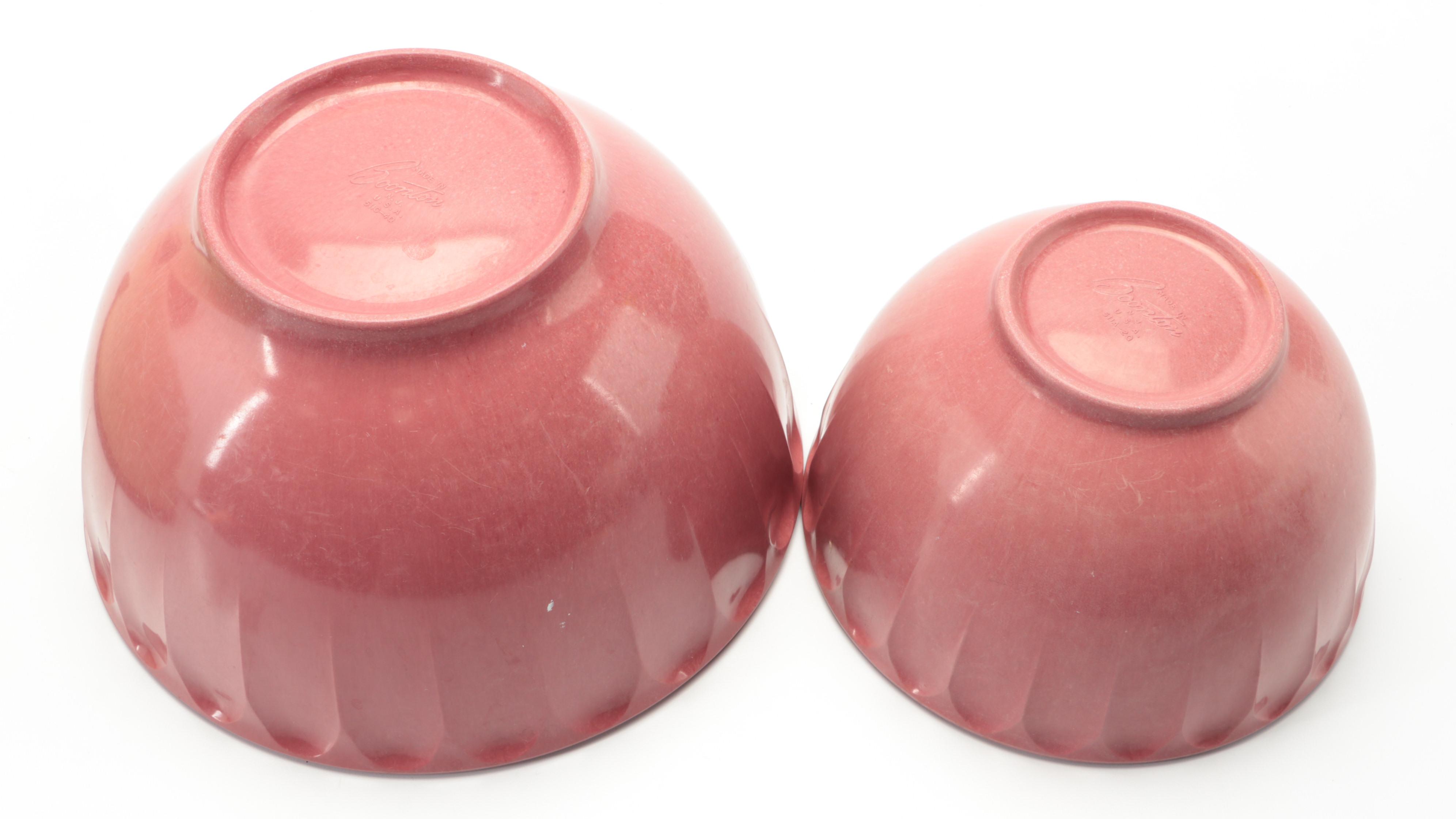 Boonton and Other Melamine Dishware With Sterilite Food Storage, Mid-20th C.