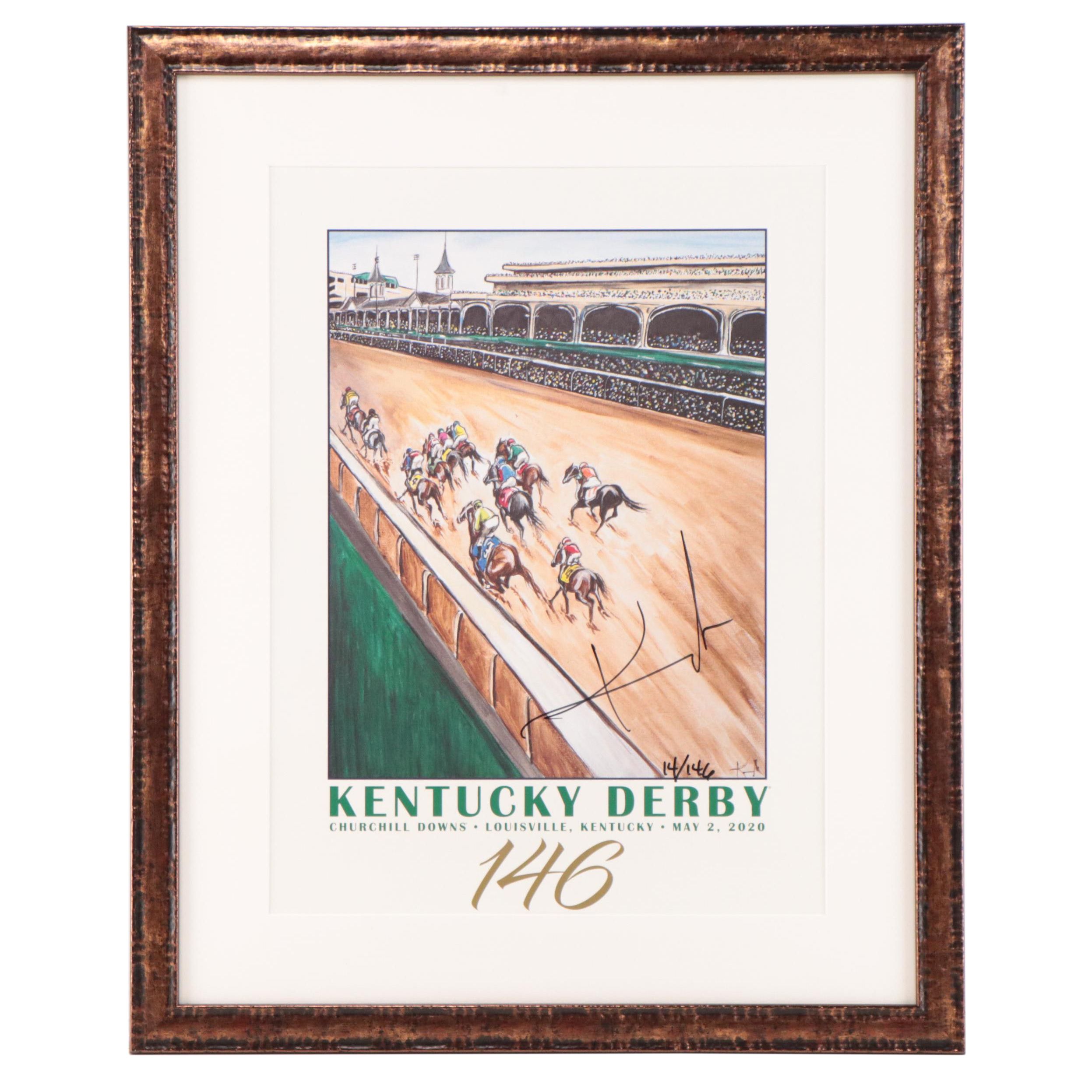 Limited Edition Kentucky Derby 2020 Offset Lithograph Poster