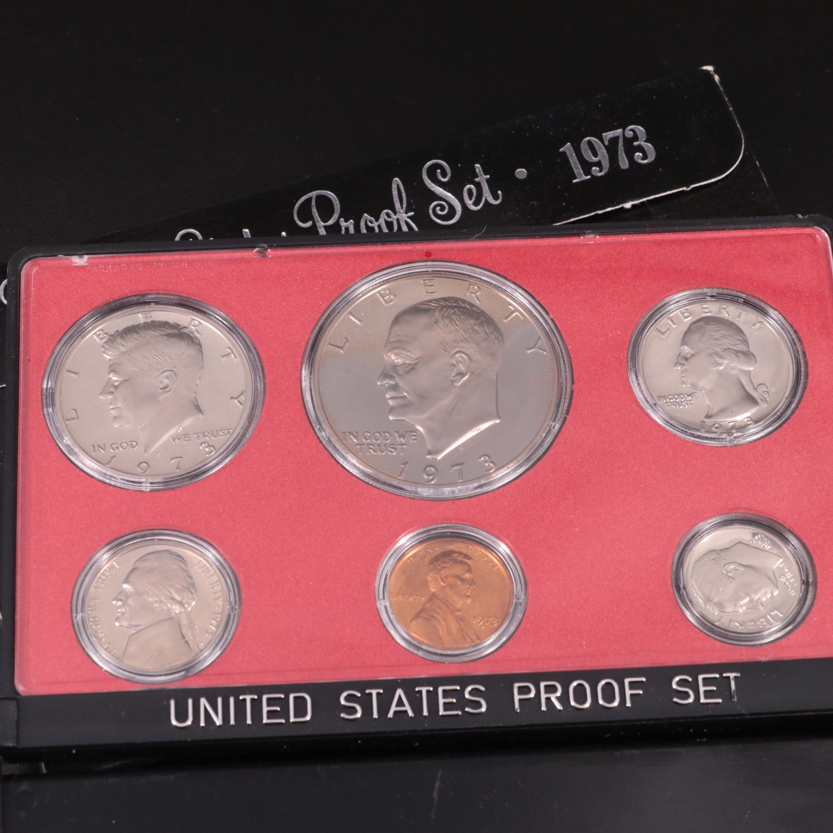 Nineteen Different U.S. Mint Proof Sets, 1968–1986
