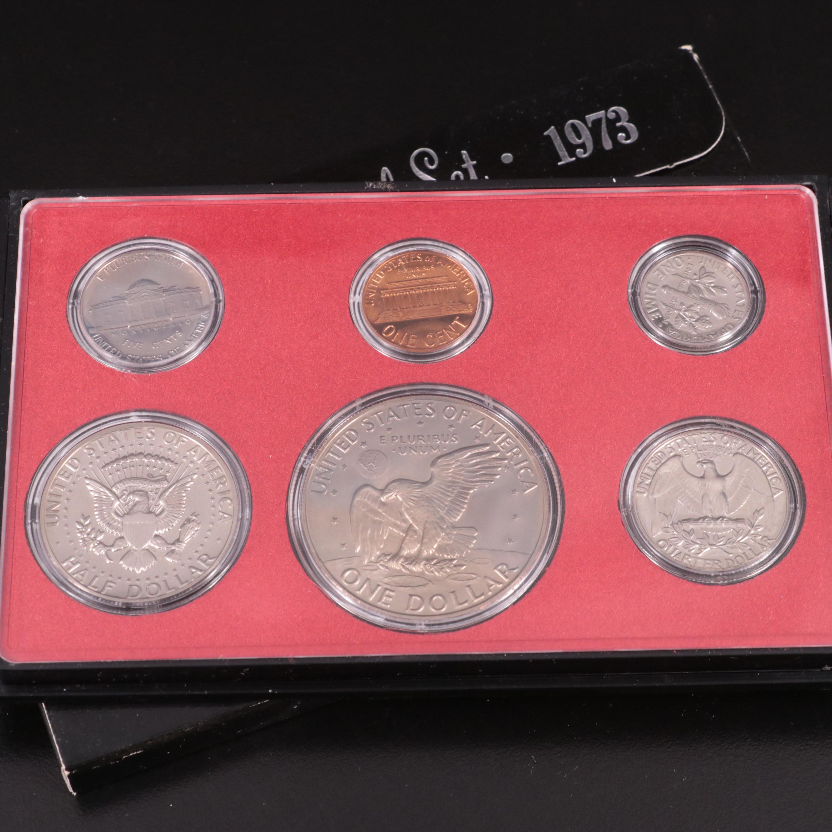 Nineteen Different U.S. Mint Proof Sets, 1968–1986